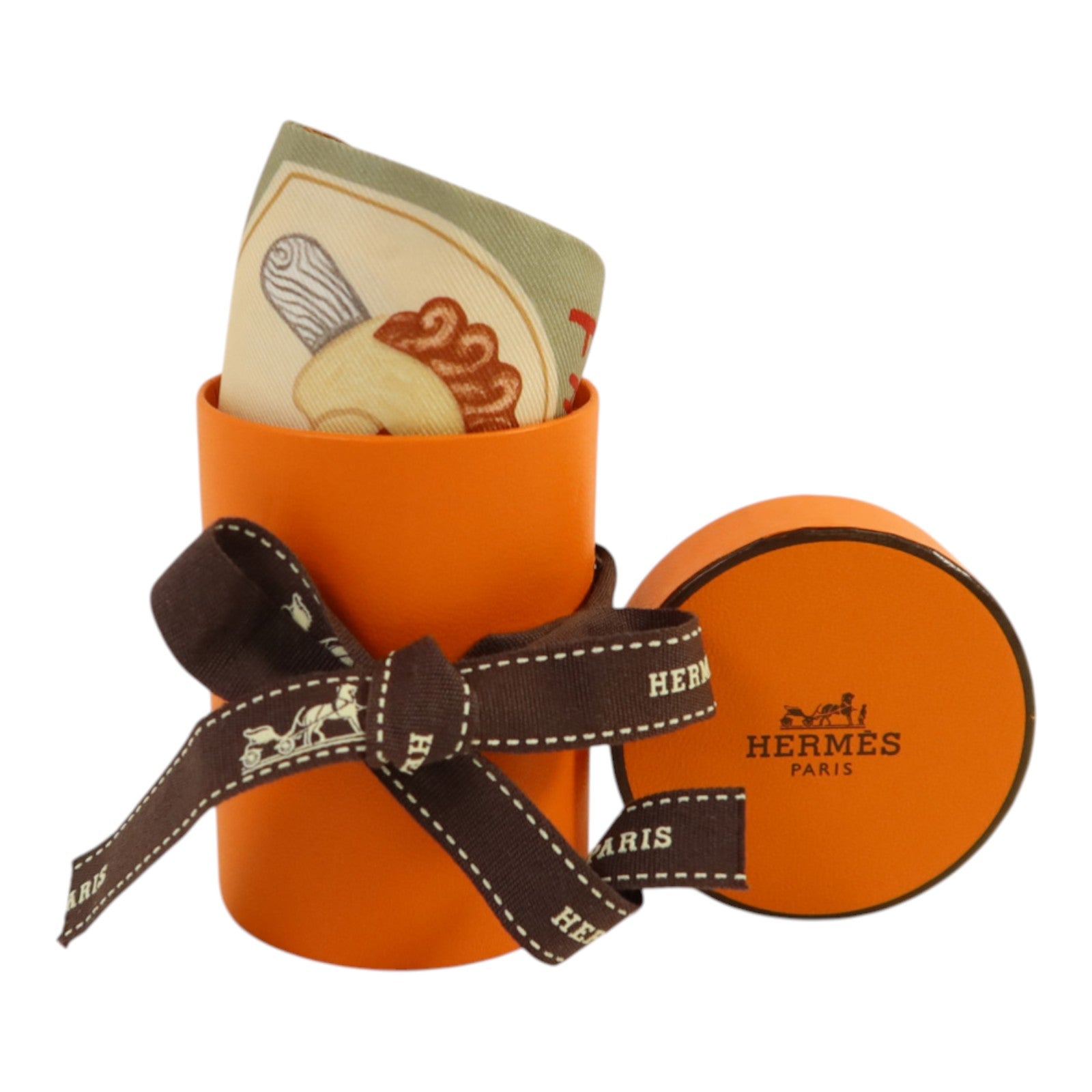 HERMES 絲質Twilly絲巾