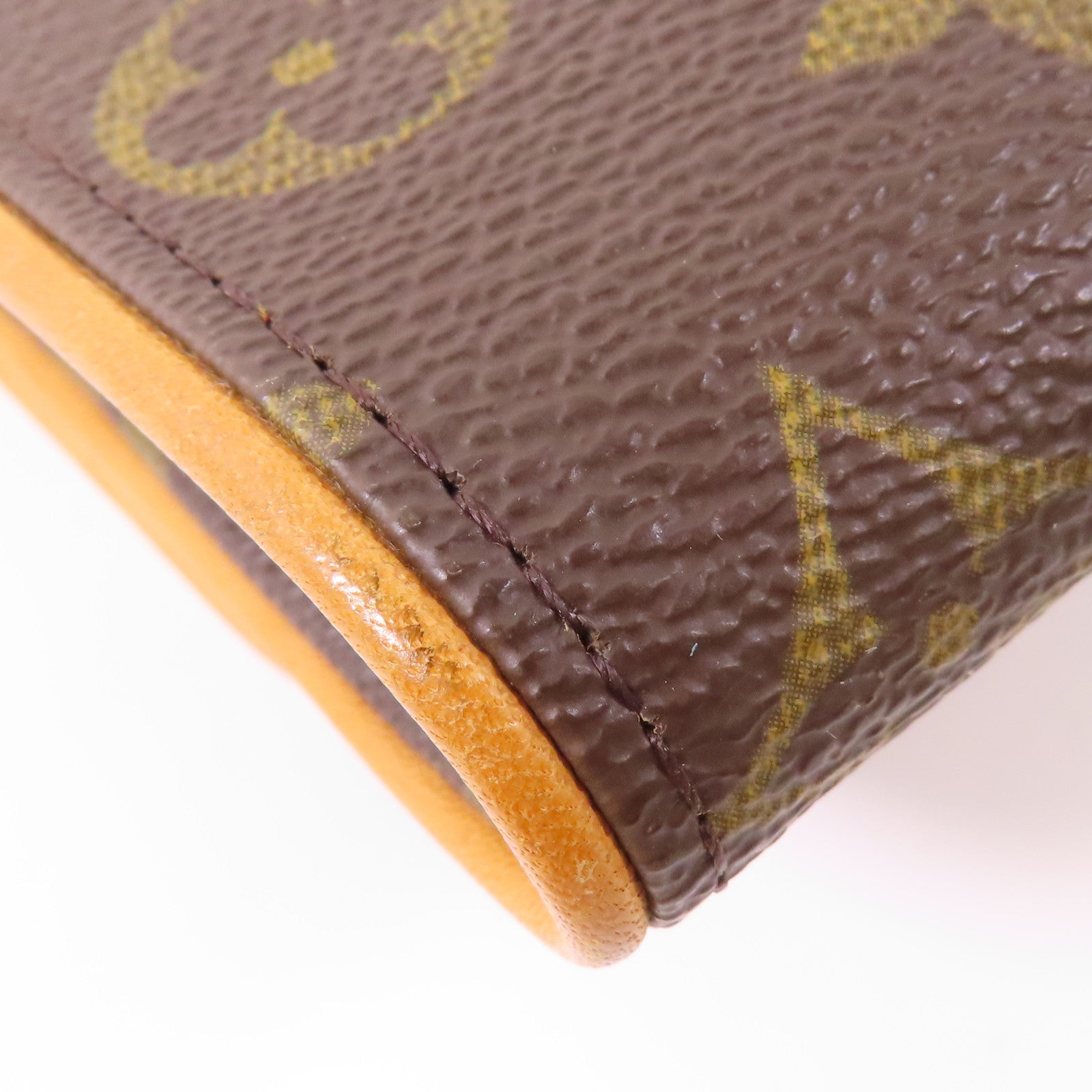 LOUIS VUITTON LV GHW Pochette Twin PM Shoulder Bag M51854 Monogram Brown