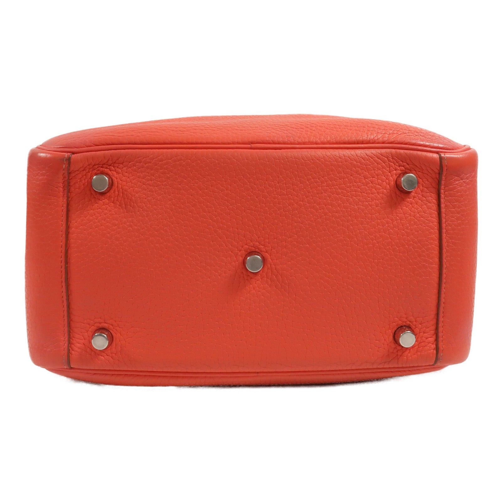 HERMES Clemence皮革Lindy26手挽肩背兩用袋Rose Jaipur