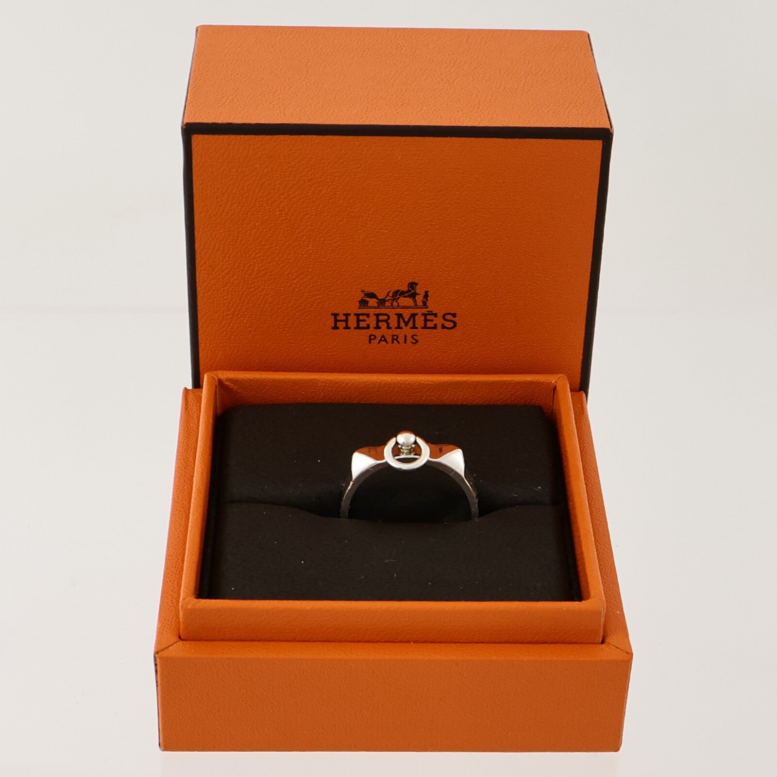 HERMES 925純銀Collier De Chien Ring戒指