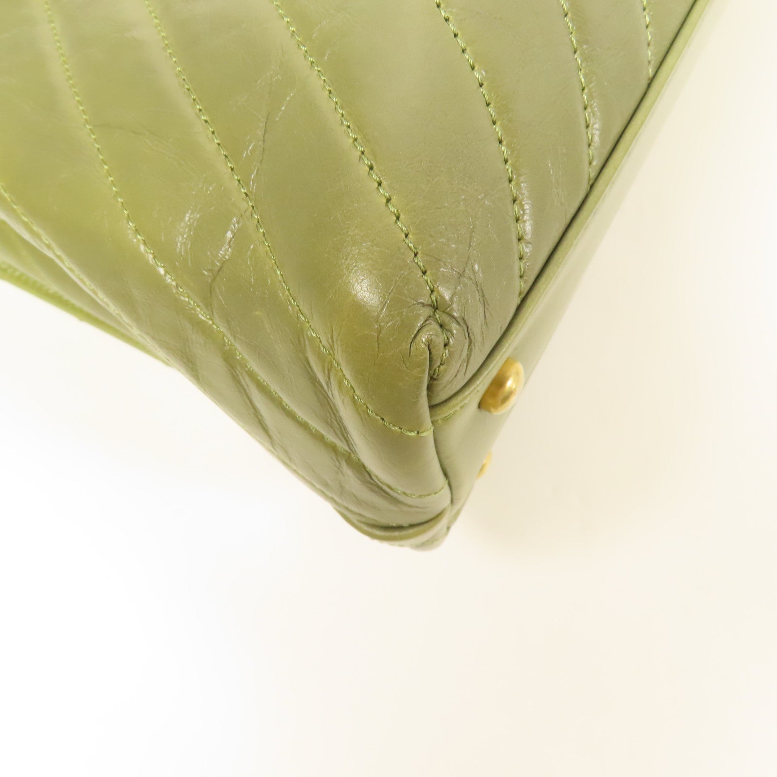 CHANEL 牛皮皮革/蜥蝪皮革Coco Handle Large金扣鏈帶手挽肩背兩用袋