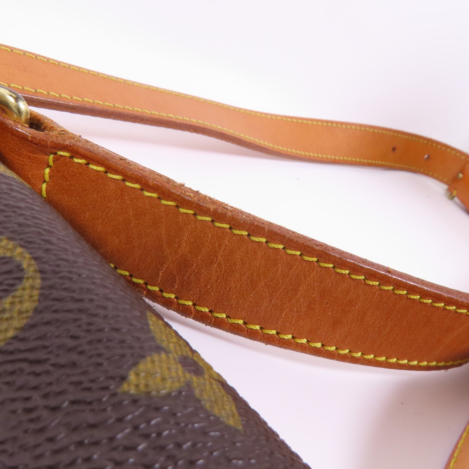 LOUIS VUITTON Monogram Musette Salsa金扣肩背袋棕色