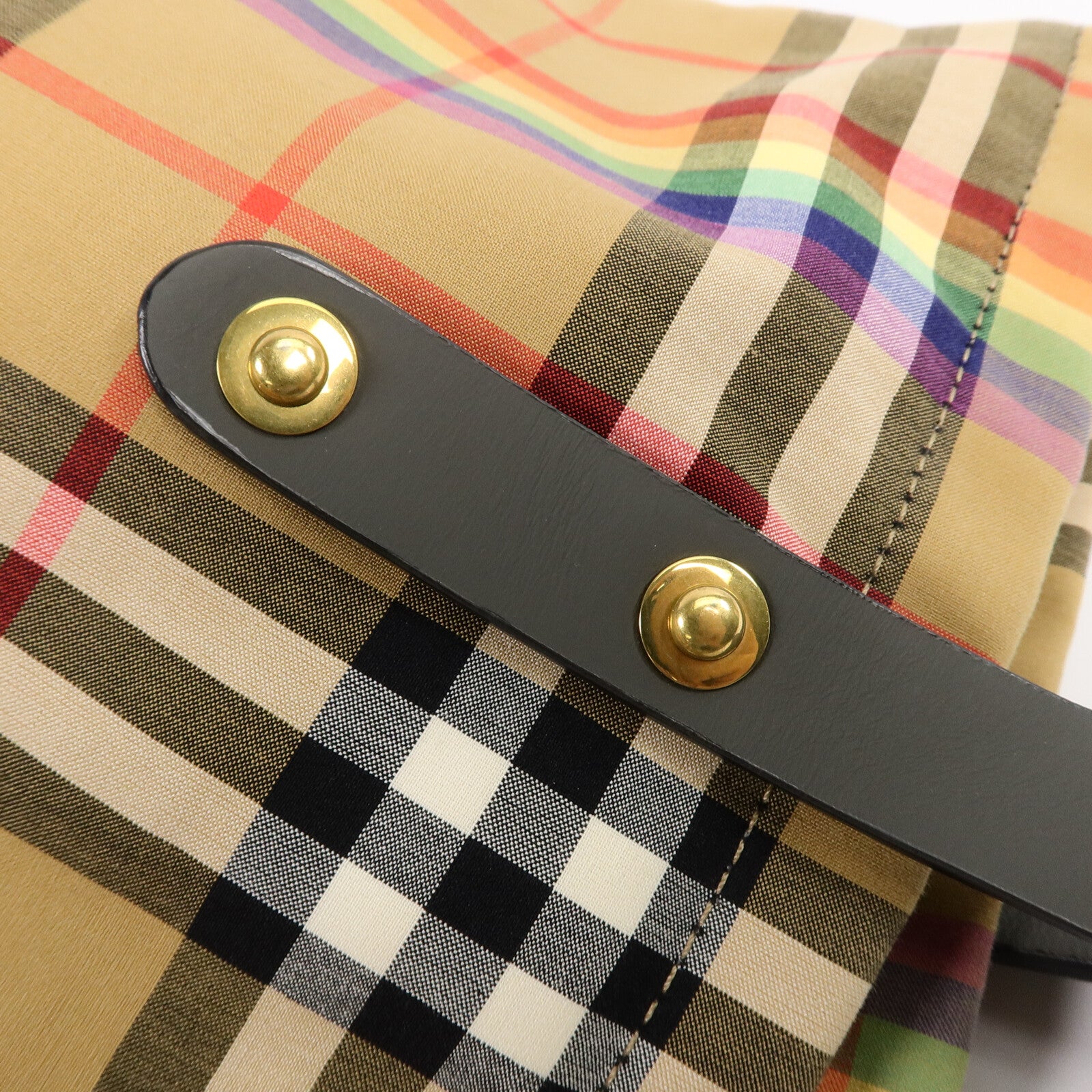 BURBERRY 尼龍Rainbow Shopper Tote肩背袋