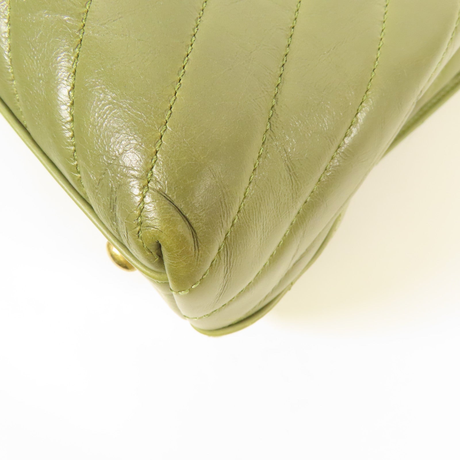 CHANEL 牛皮皮革/蜥蝪皮革Coco Handle Large金扣鏈帶手挽肩背兩用袋