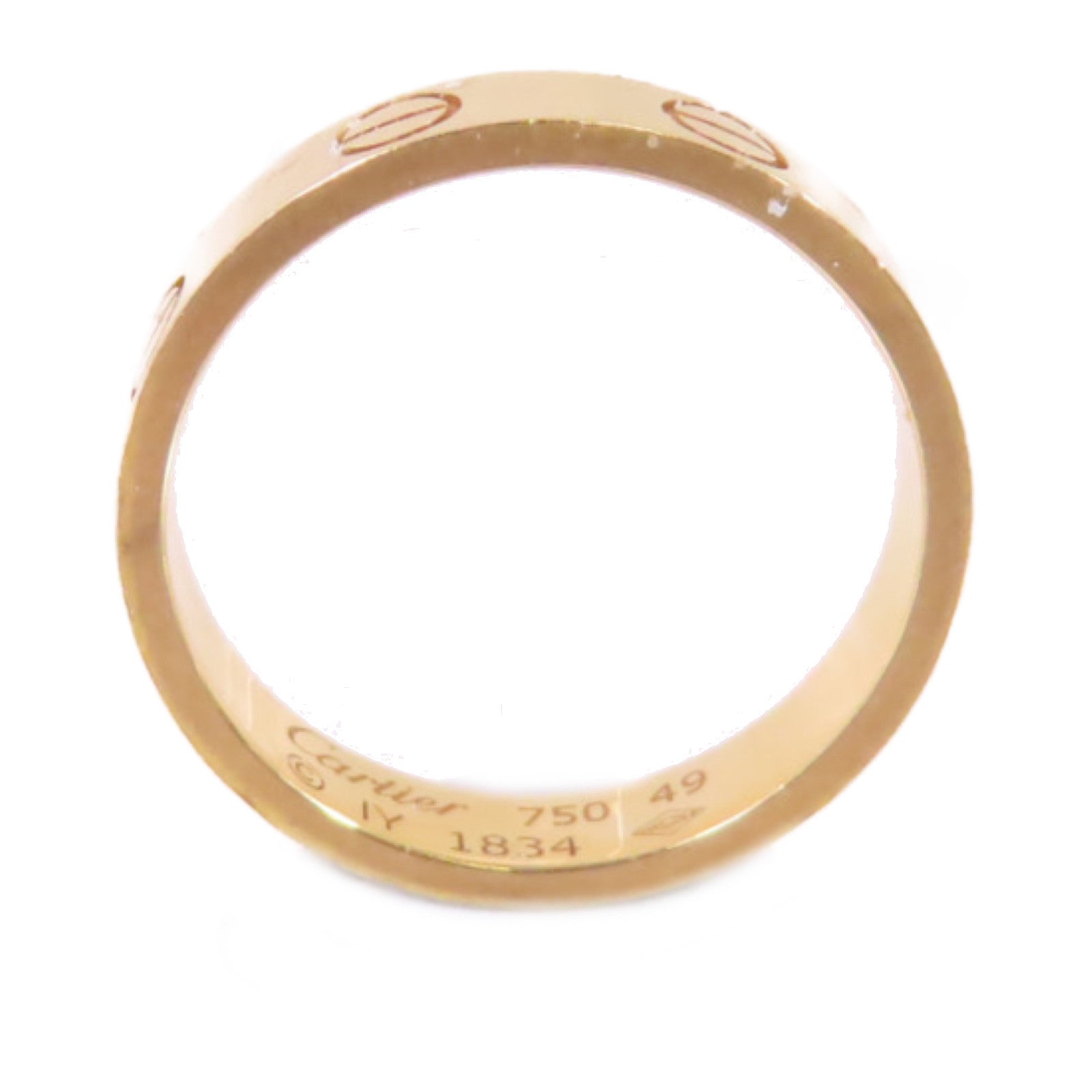 CARTIER 18K玫瑰金Love Wedding Ring戒指US#4.75/#49