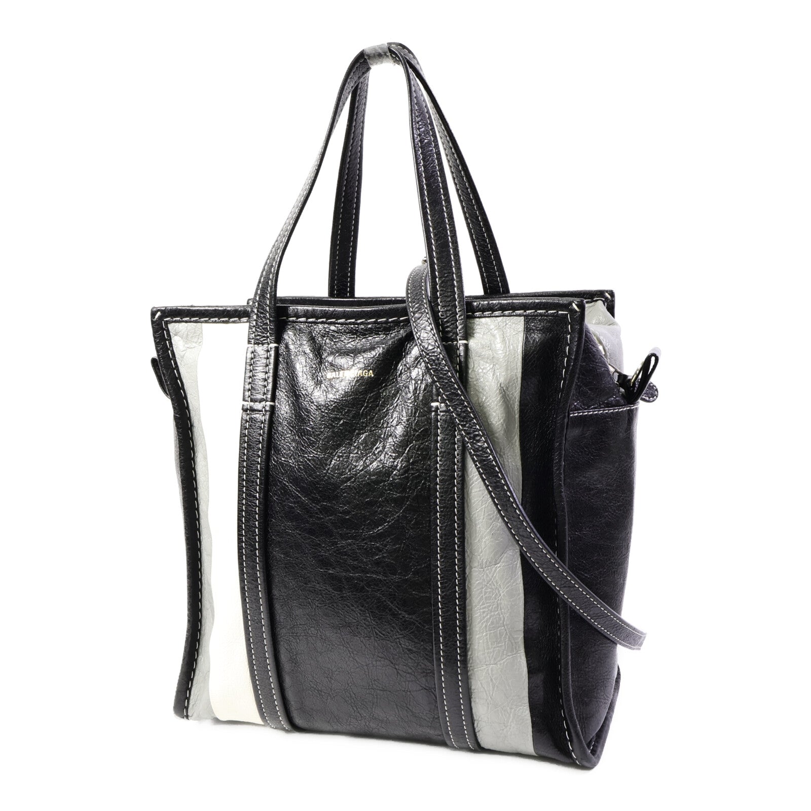 BALENCIAGA 羊皮皮革Bazaar Shopper S手挽肩背兩用袋
