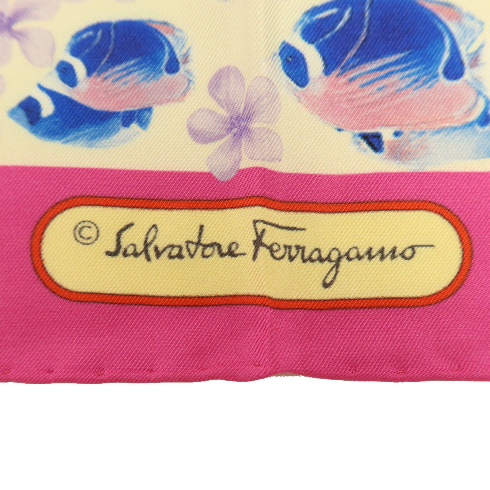 Salvatore Ferragamo 絲質Scarf 87x87cm絲巾