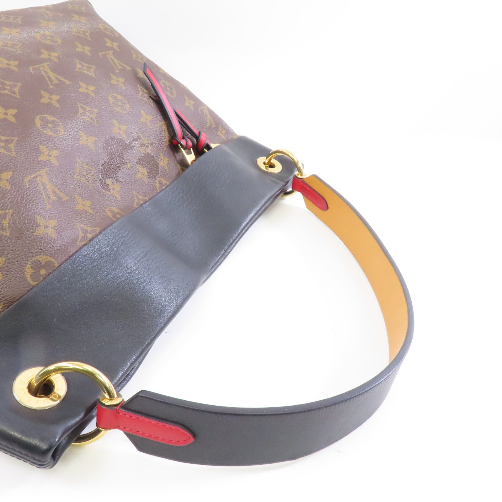 LOUIS VUITTON 【激減優惠】Monogram Tuileries Hobo金扣肩背袋啡色