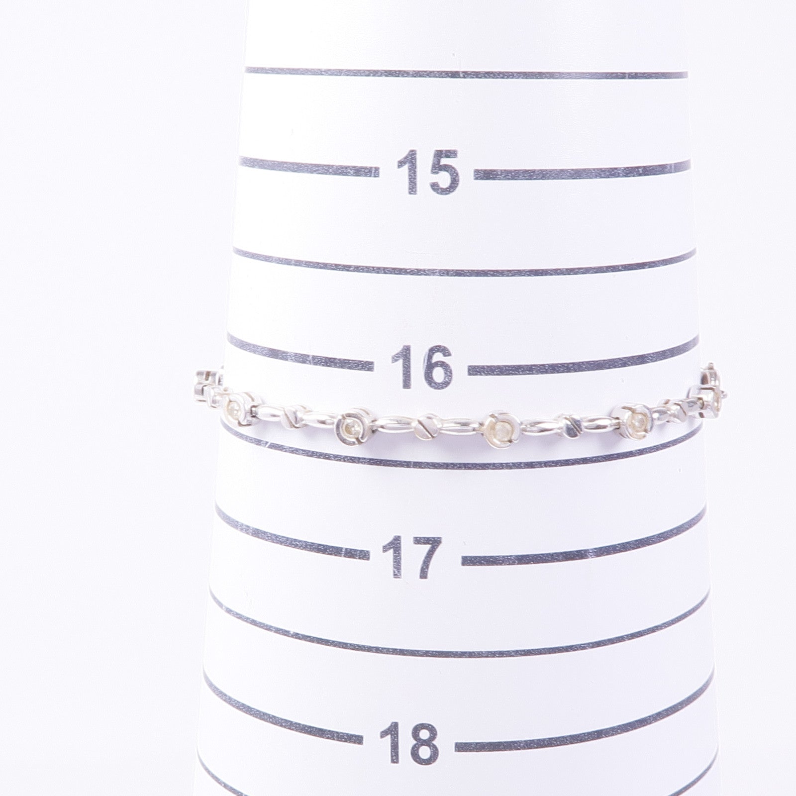 JEWELRY 18K白金Diamond Bracelet鑽石手鏈