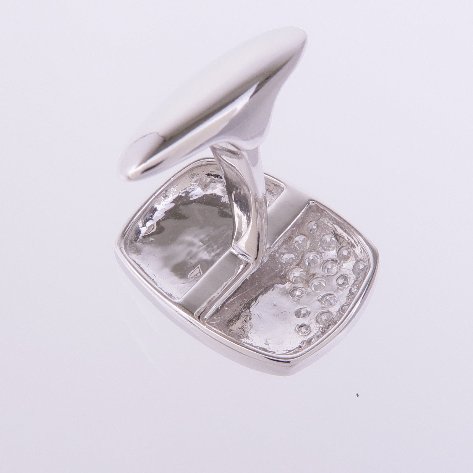 JEWELRY 18K白金Diamond Cufflinks鑽石袖扣