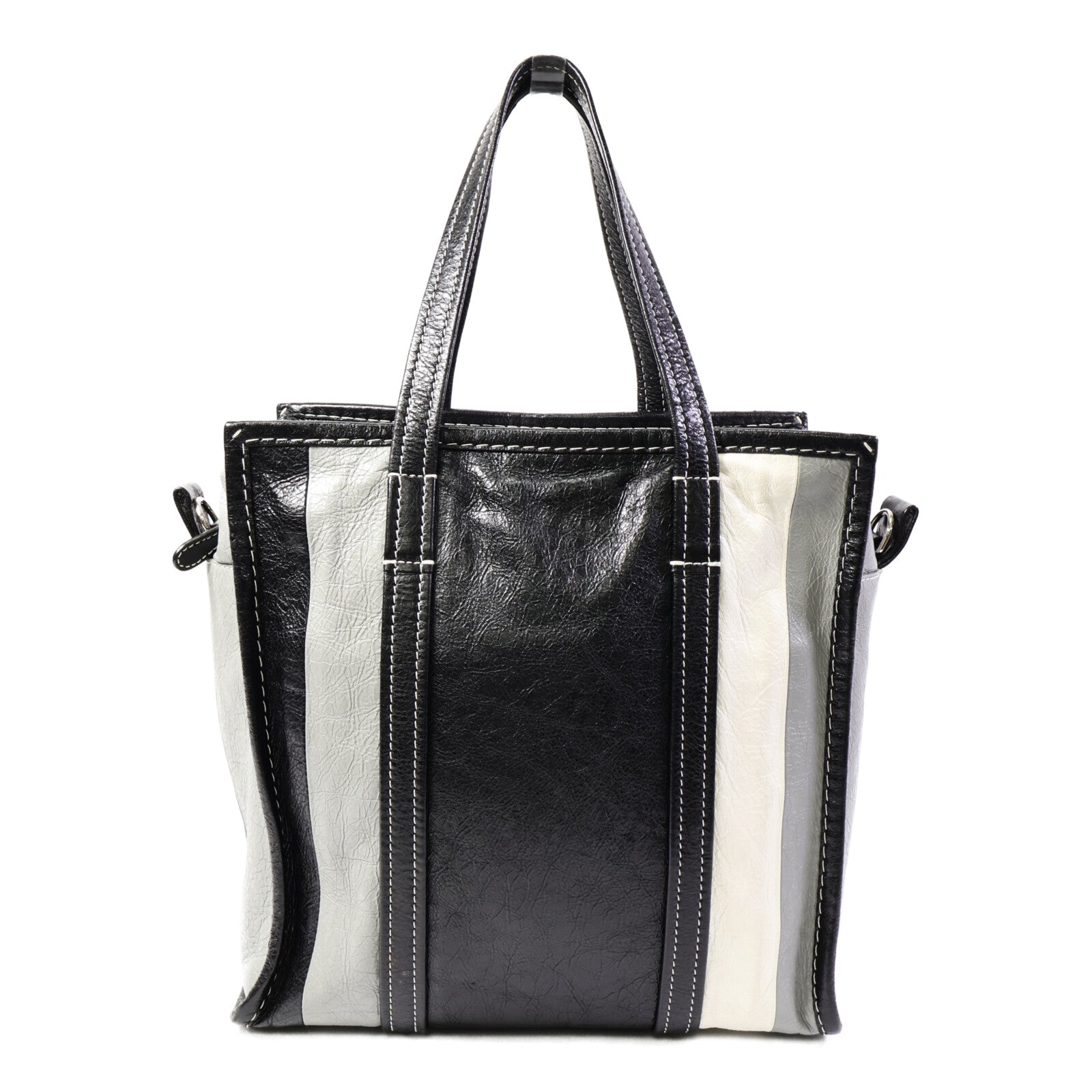 BALENCIAGA 羊皮皮革Bazaar Shopper S手挽肩背兩用袋