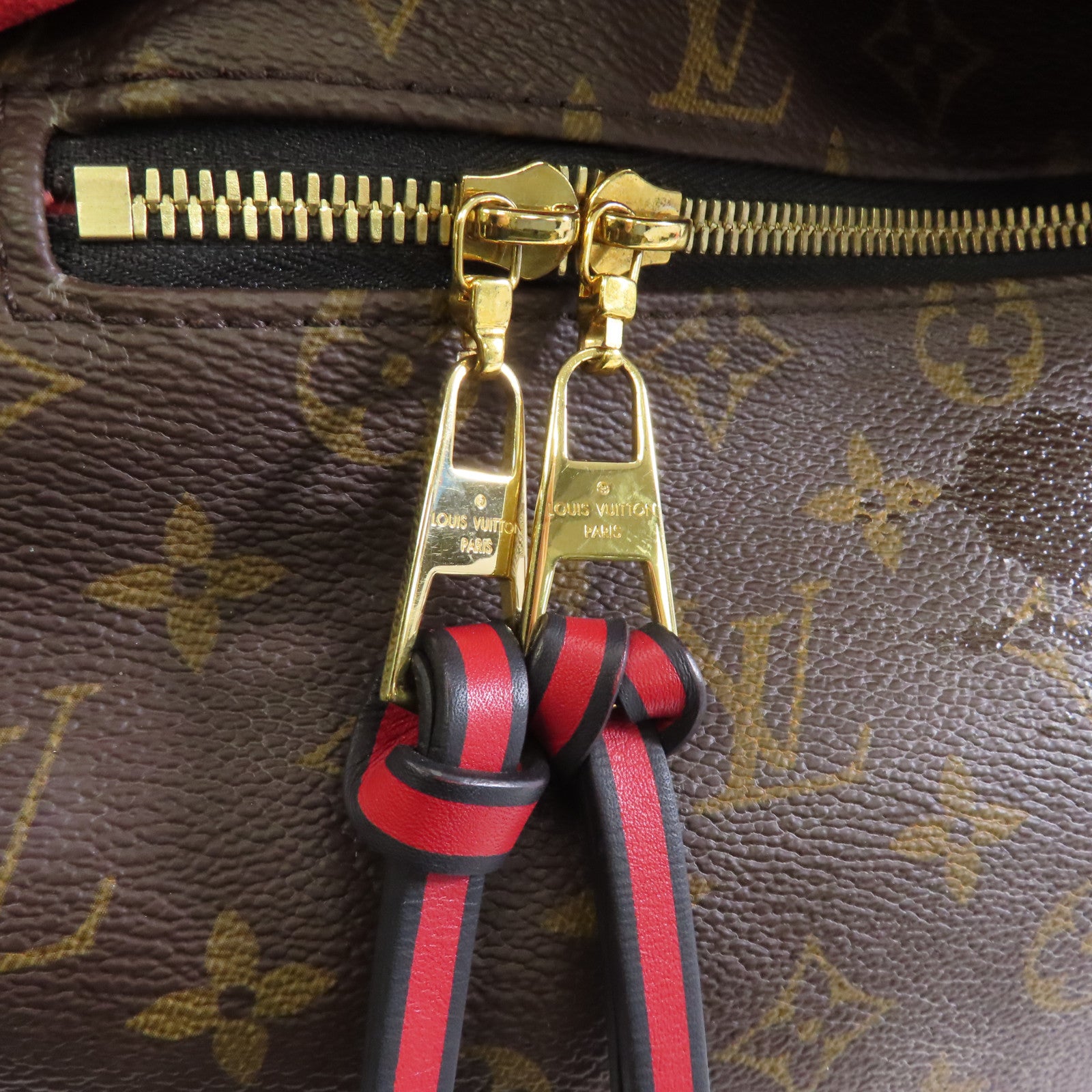 LOUIS VUITTON 【激減優惠】Monogram Tuileries Hobo金扣肩背袋啡色