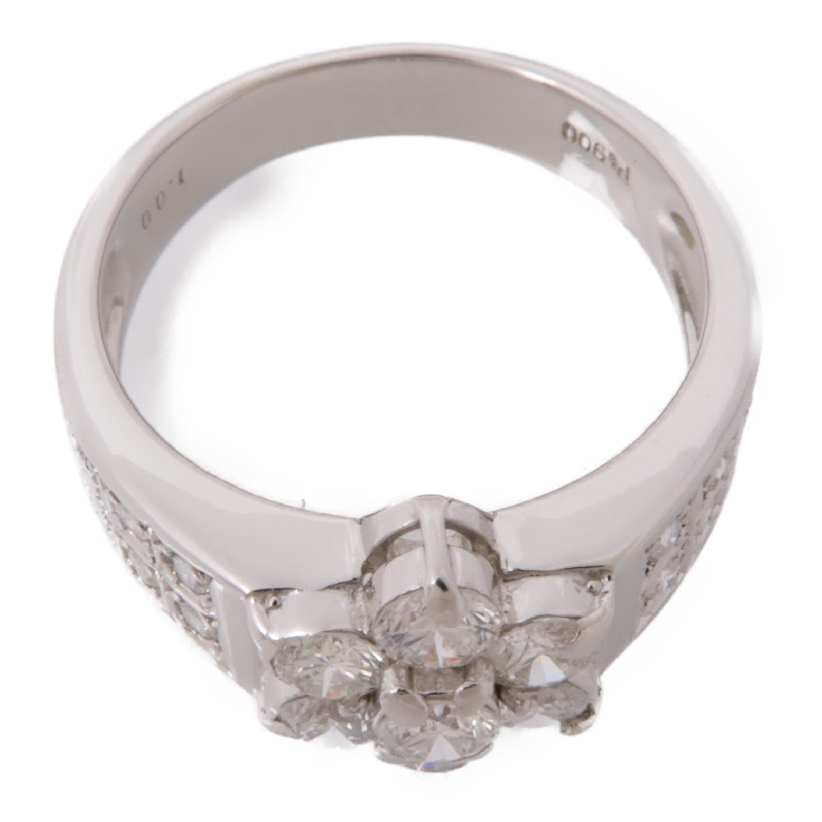 JEWELRY 【激減優惠】PT900鉑金Diamond Ring鑽石戒指US#6.25