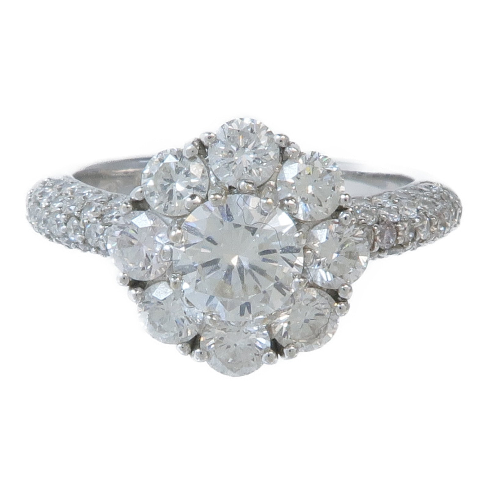 JEWELRY 【激減優惠】18K白金Diamond Ring鑽石戒指US#6.25