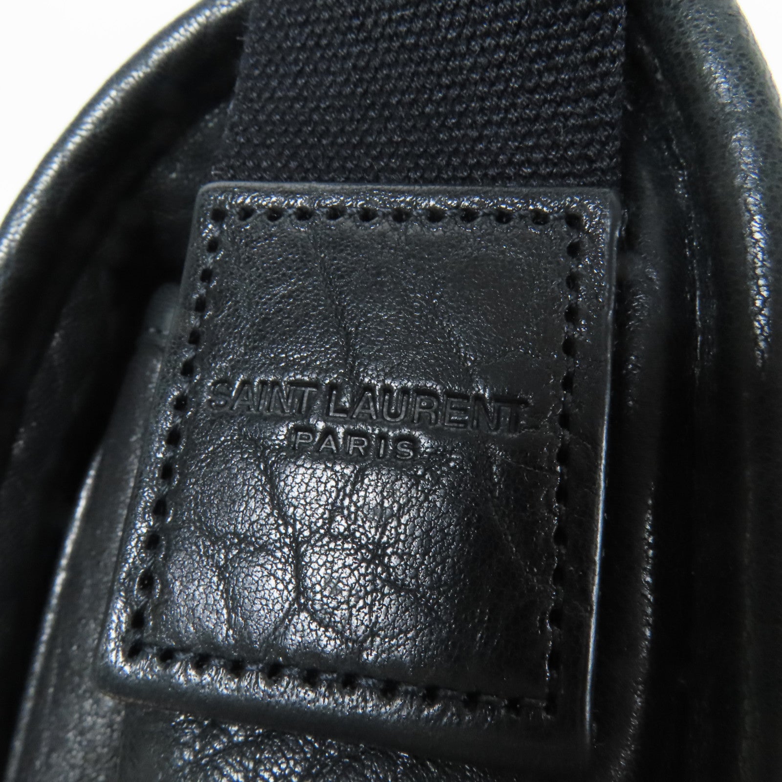 SAINT LAURENT 羊皮皮革Niki Messenger Bag銀扣肩背袋