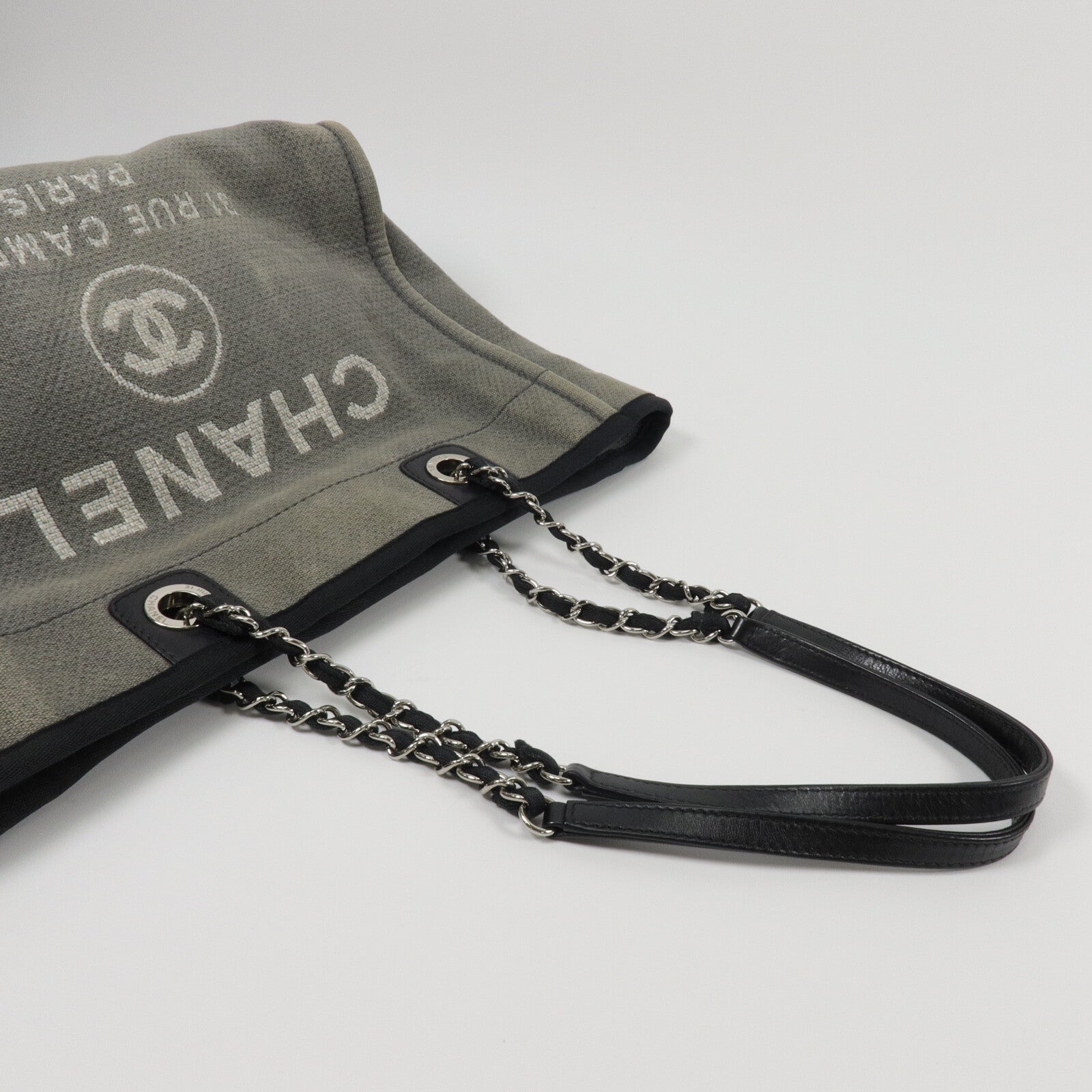 CHANEL 帆布Deauville Medium手挽袋