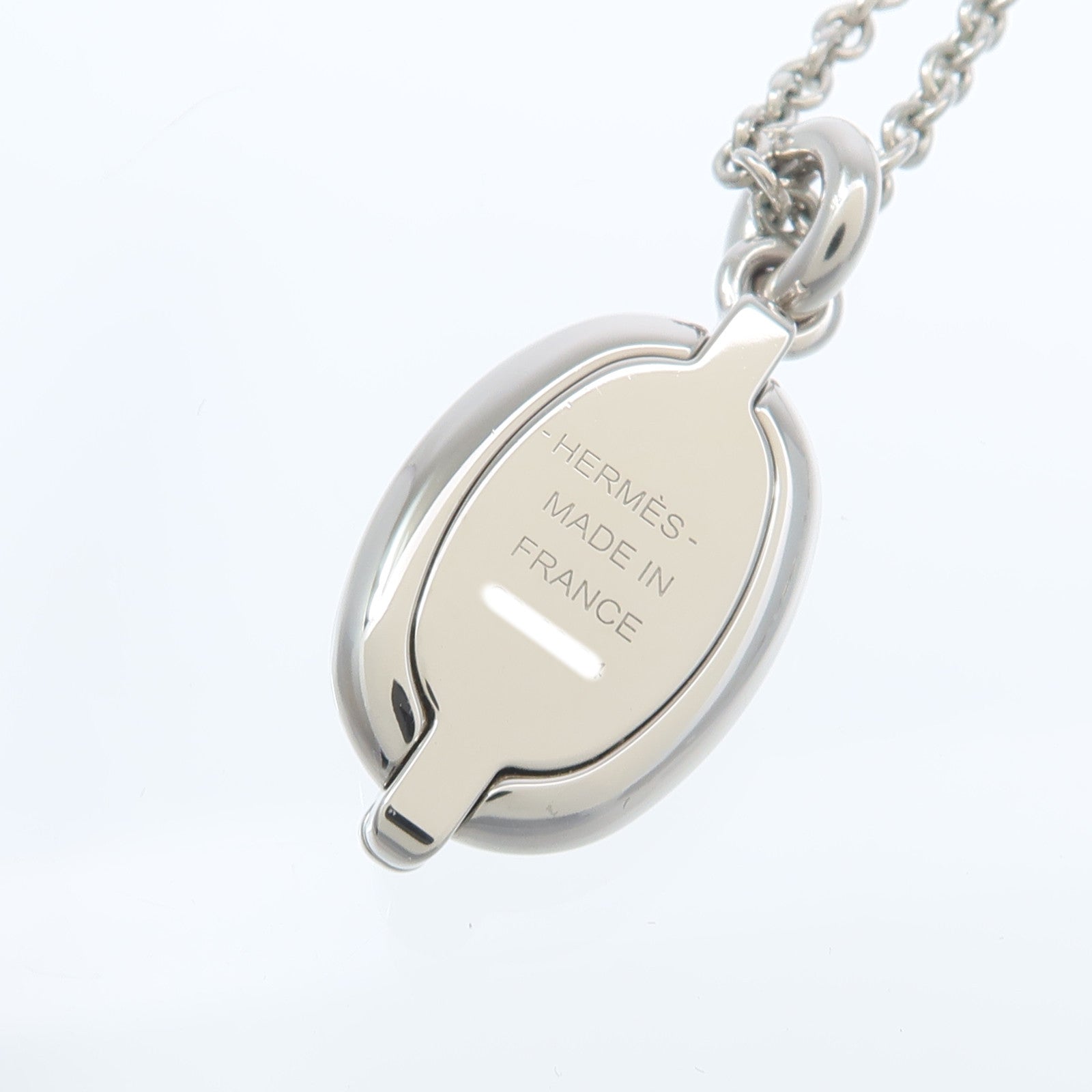 HERMES 金屬Mini Maillon Pendant項鍊