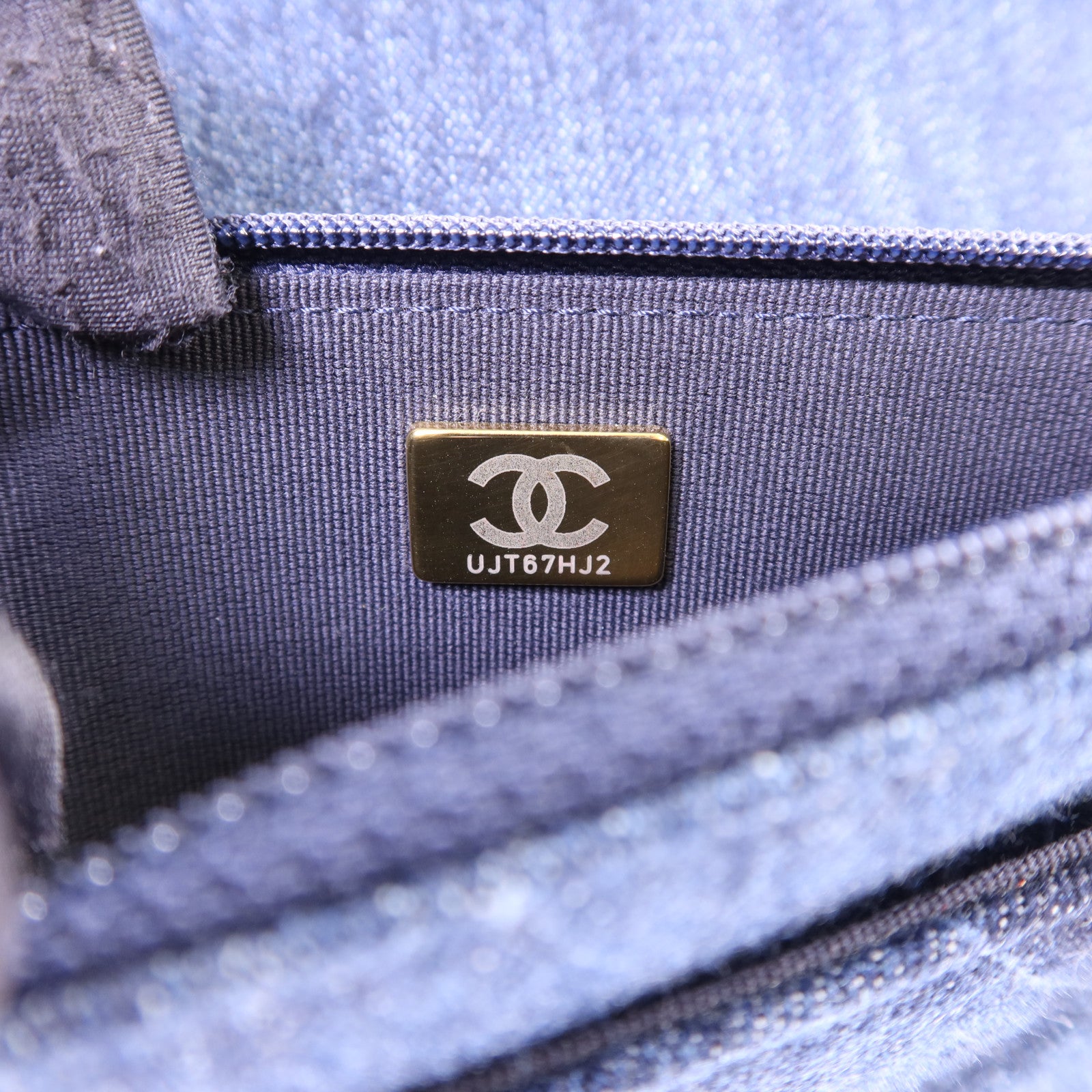 CHANEL 牛仔布WOC Wallet On Chain手挽肩背兩用袋