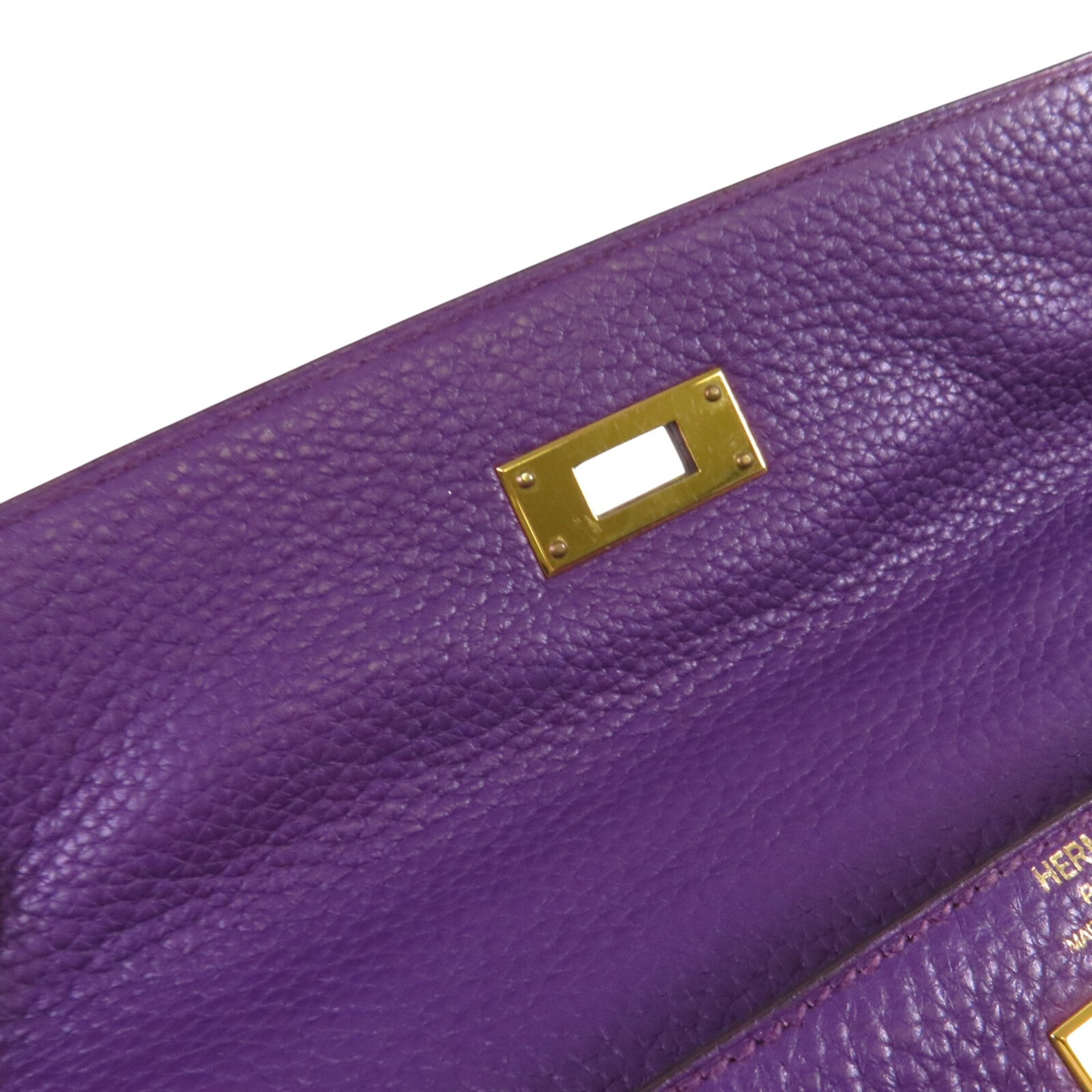 HERMES Togo皮革Kelly 28金扣手挽肩背兩用袋