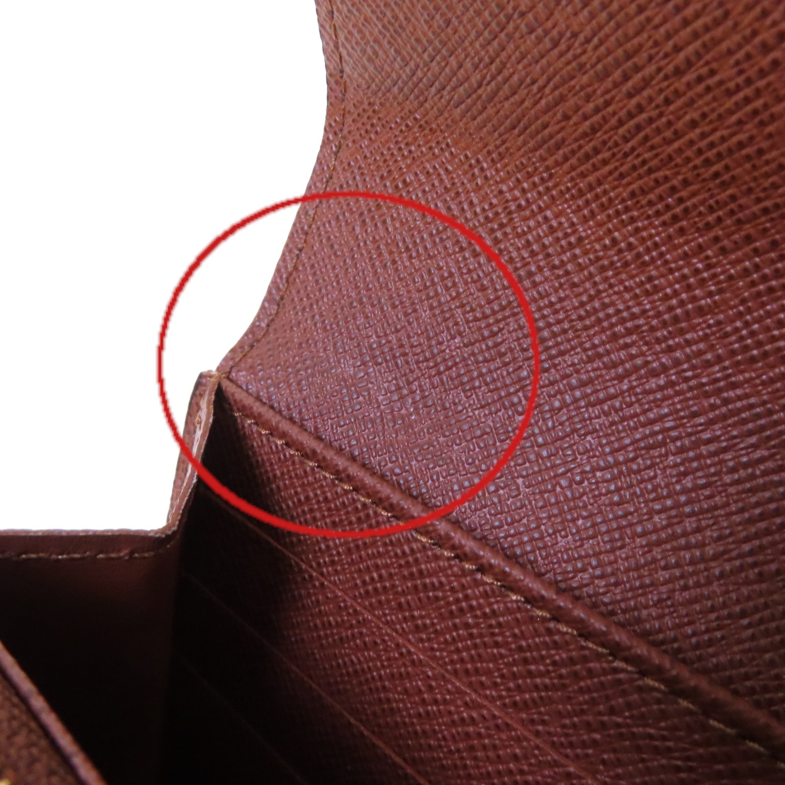 LOUIS VUITTON Monogram Sarah Long Wallet金扣長錢包啡色