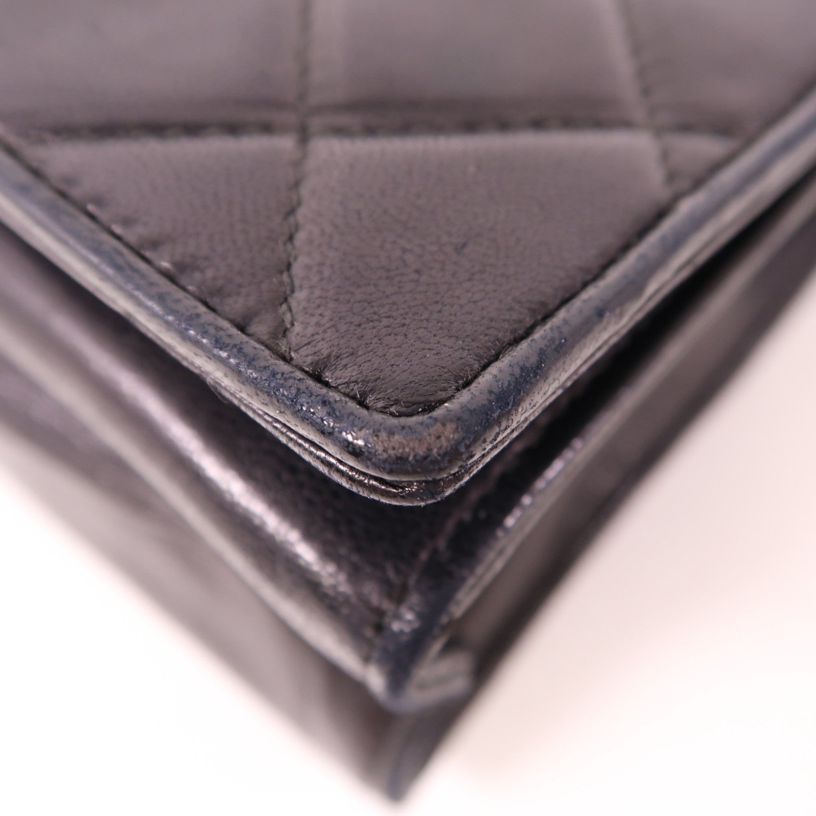 CHANEL 羊皮皮革Vintage Flap Bag金扣鏈帶肩背袋