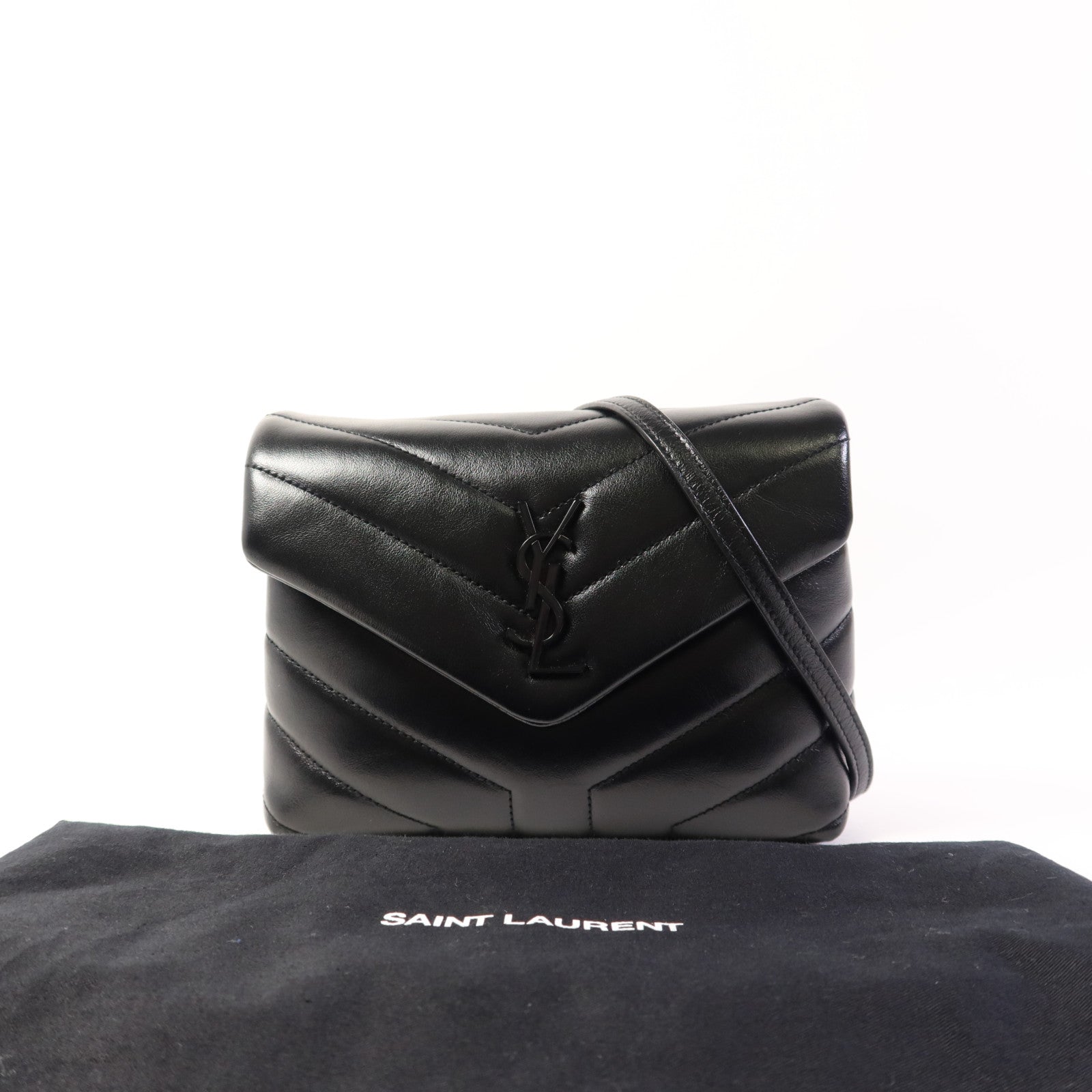 SAINT LAURENT 羊皮皮革Loulou Toy Bag肩背袋