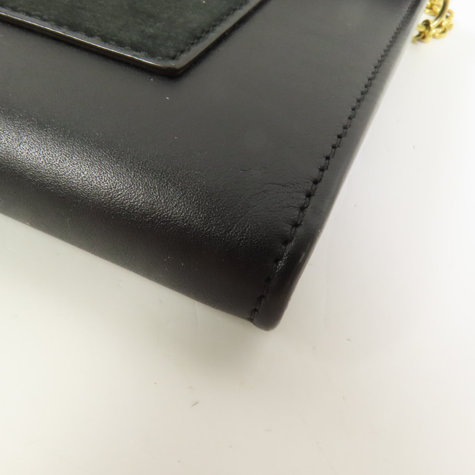 CELINE 牛皮皮革 Wallet On Chain鏈帶肩背袋