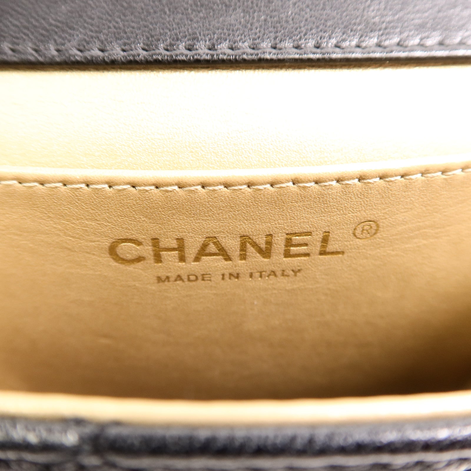 CHANEL 牛皮皮革Matelasse Pearl Chain Bag鏈帶肩背袋