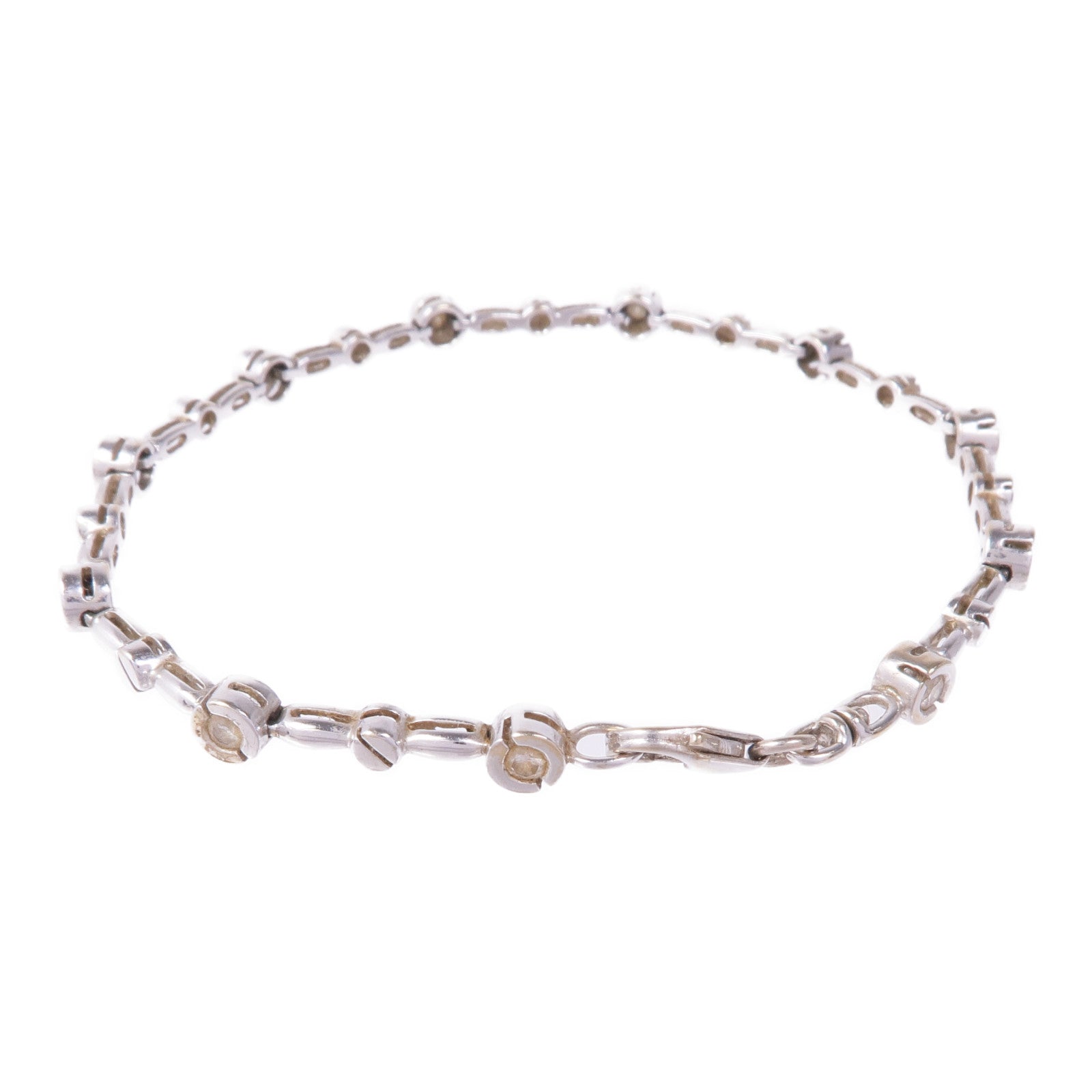 JEWELRY 18K白金Diamond Bracelet鑽石手鏈