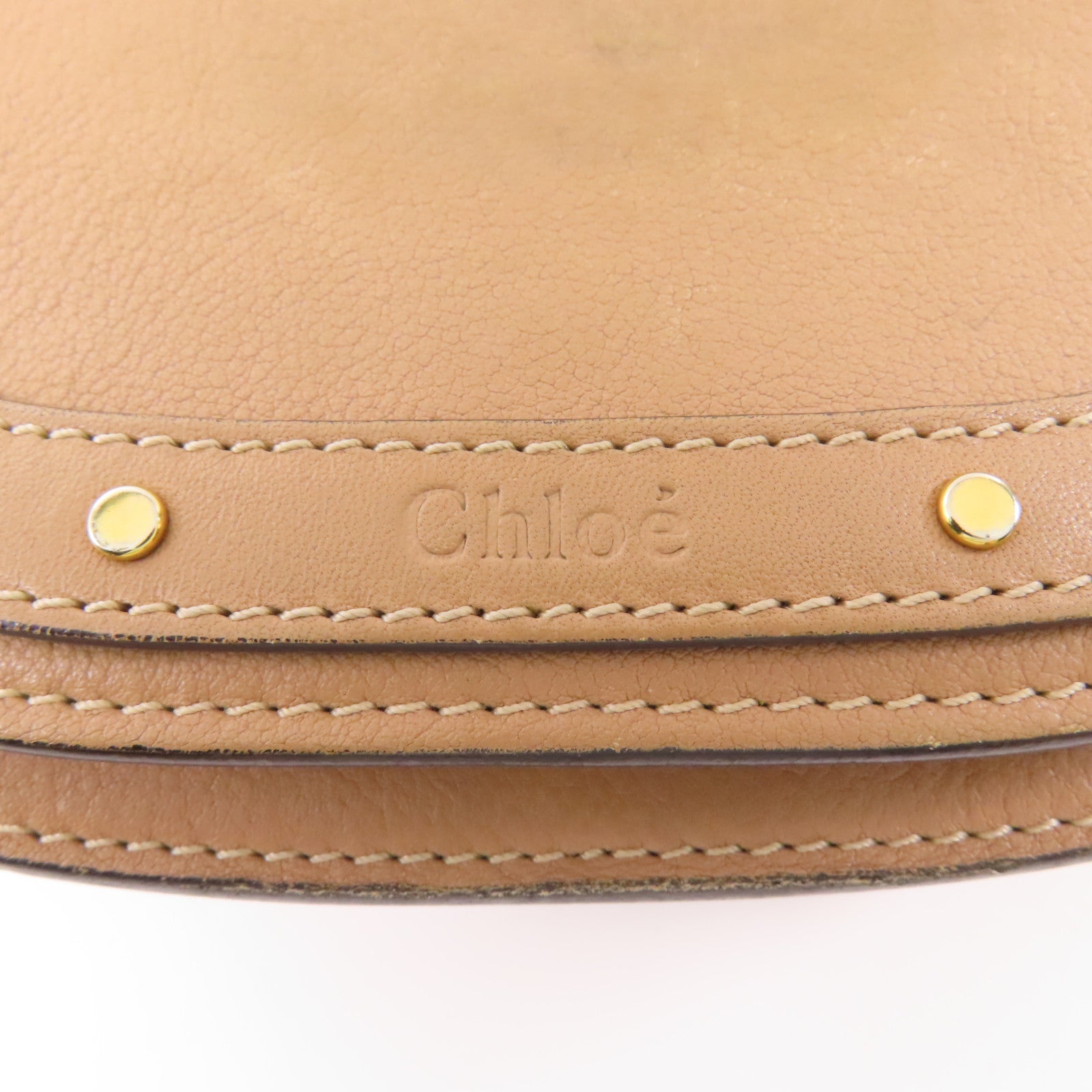 Chloe 牛皮皮革Nile Bag金扣手挽肩背兩用袋