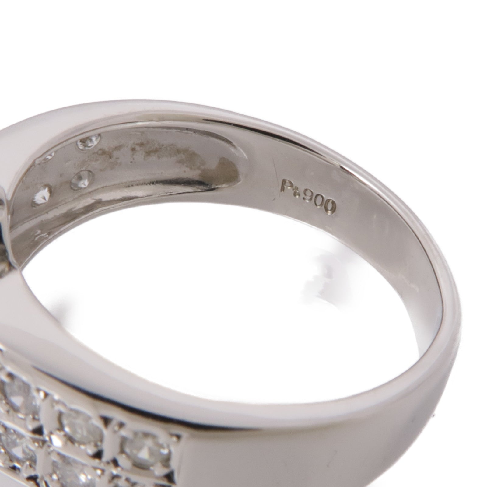 JEWELRY 【激減優惠】PT900鉑金Diamond Ring鑽石戒指US#6.25