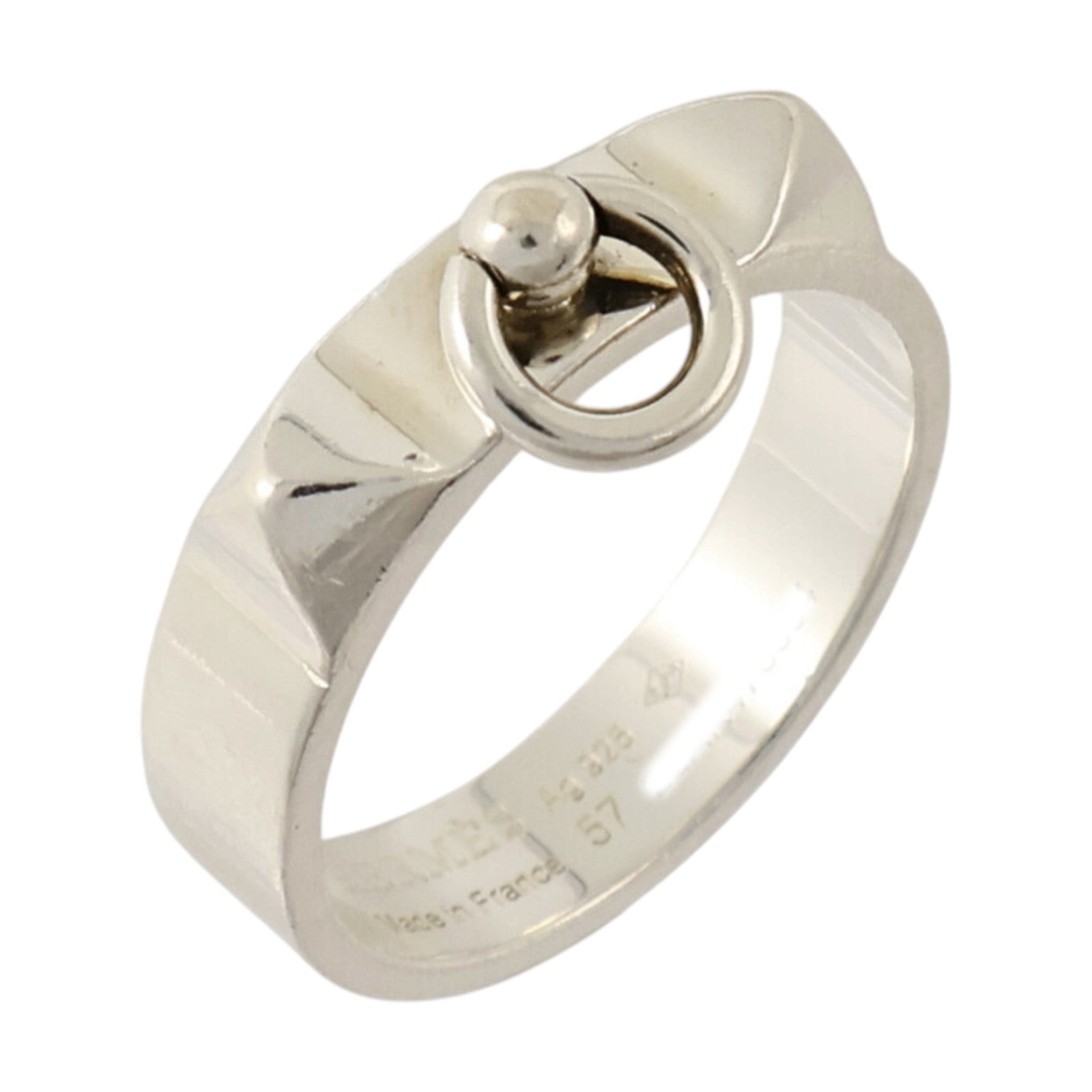 HERMES 925純銀Collier De Chien Ring戒指