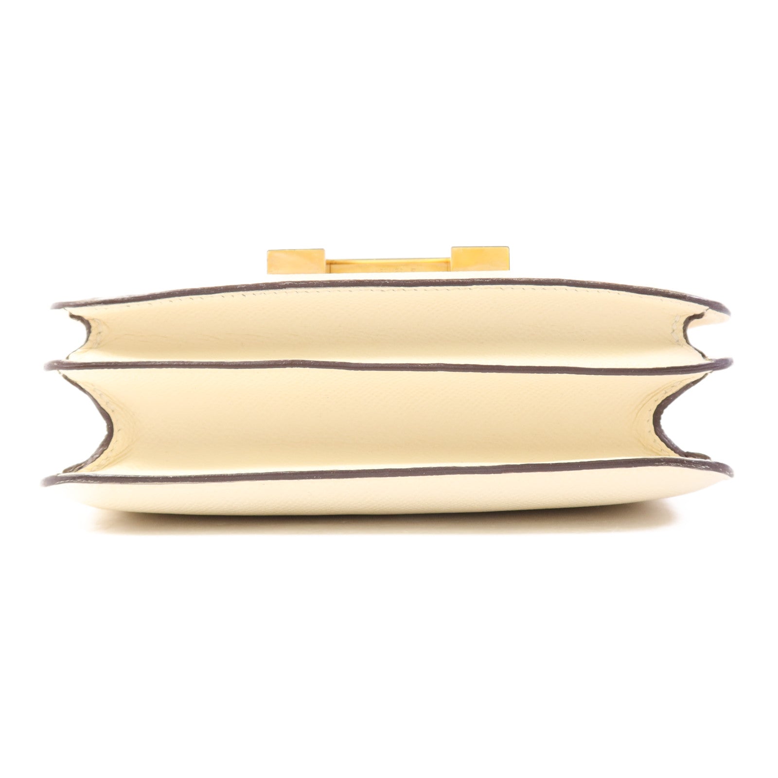 HERMES Epsom皮革Constance Mini金扣肩背袋Nata