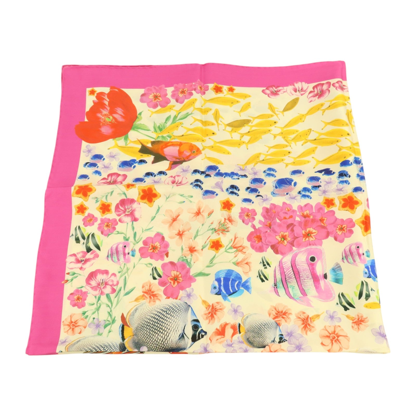 Salvatore Ferragamo 絲質Scarf 87x87cm絲巾