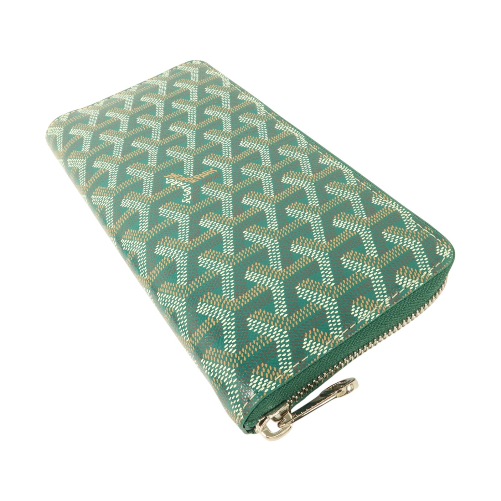 GOYARD 塗層帆布Matignon GM銀扣長錢包