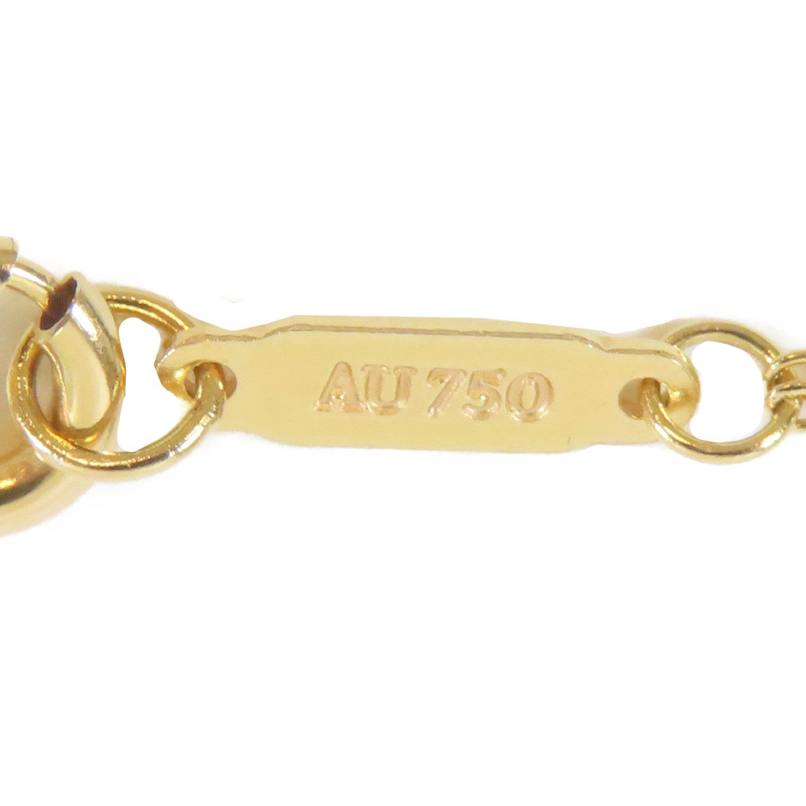 TIFFANY＆CO 18K黃金Infinity Cross項鍊 金色