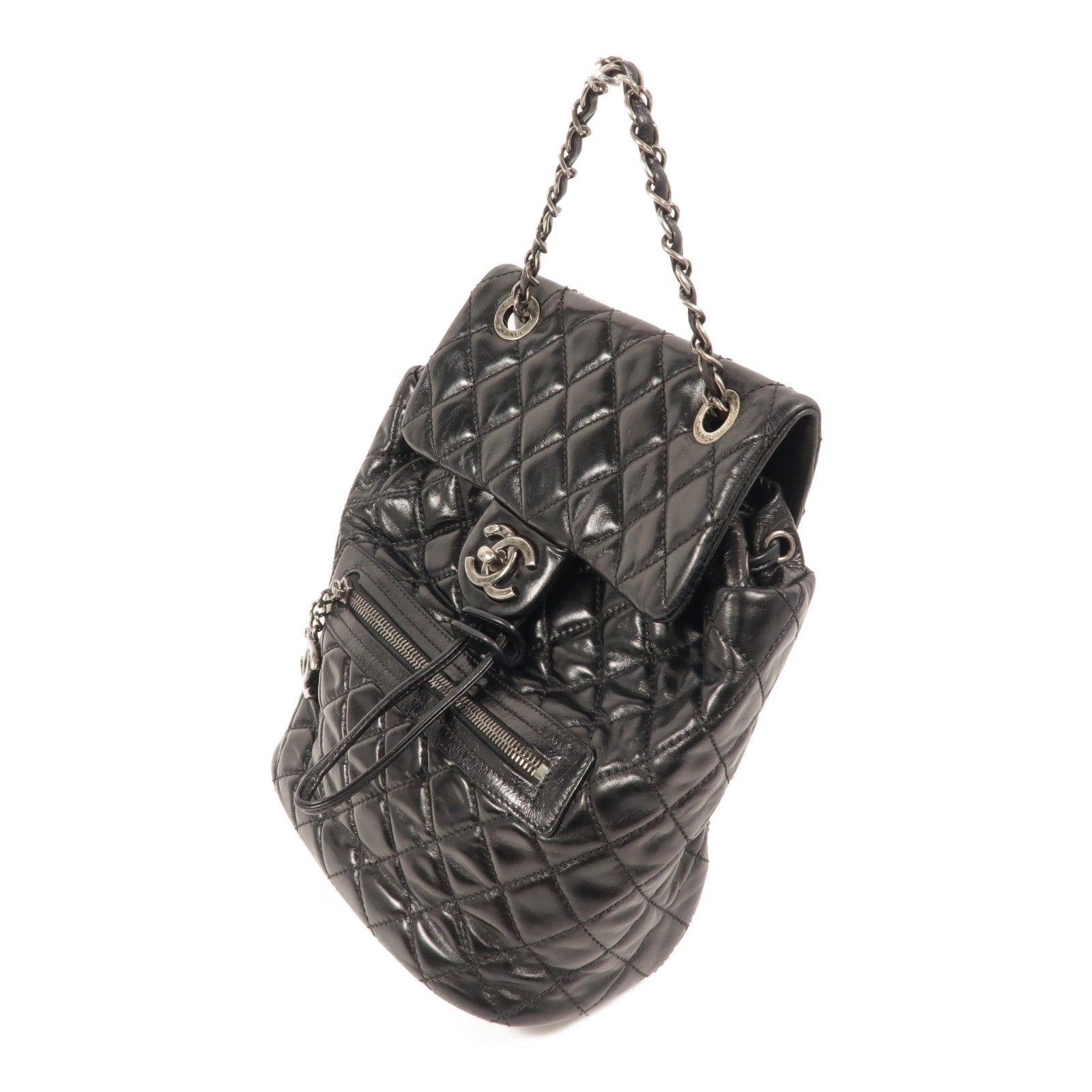 CHANEL 牛皮皮革Backpack背包