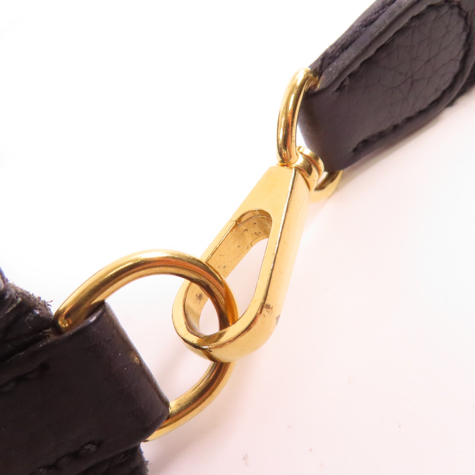 HERMES GHW Evelyne TPM Shoulder Bag Taurillon Clemence Leather Stamp Y 89 Noir