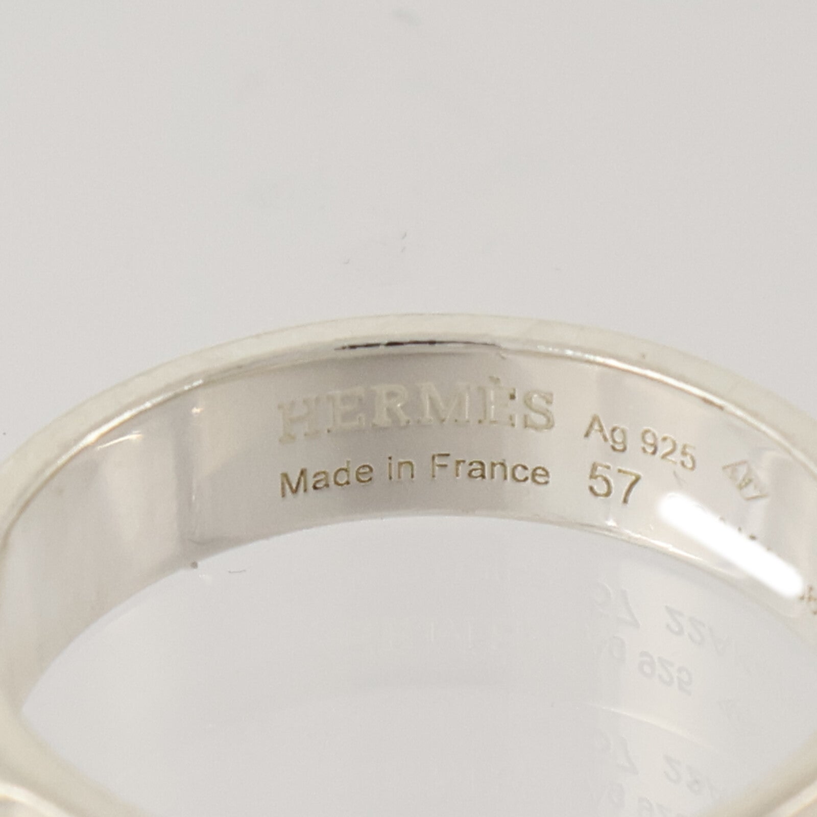 HERMES 925純銀Collier De Chien Ring戒指