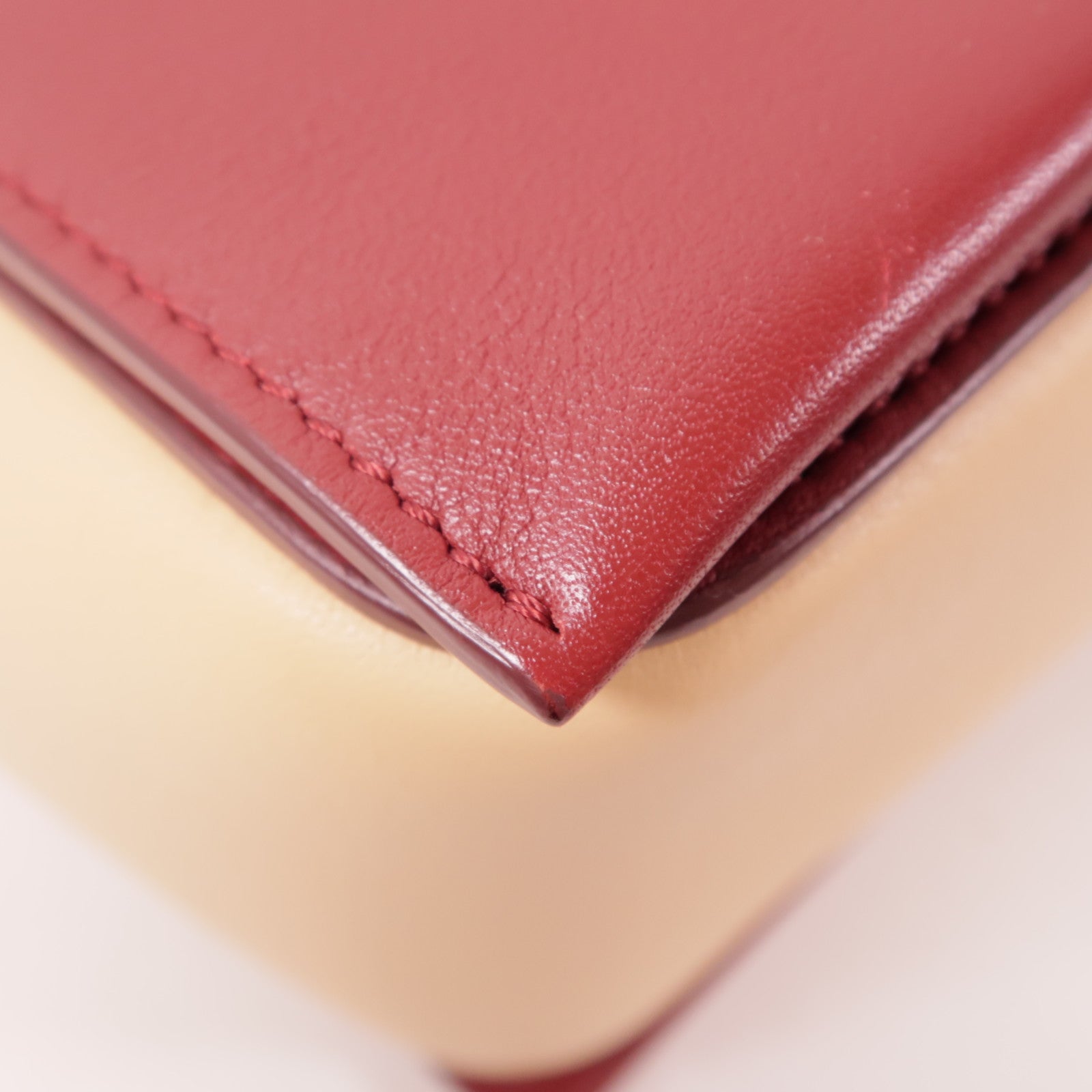 CELINE 牛皮皮革Frame Bag金扣肩背袋