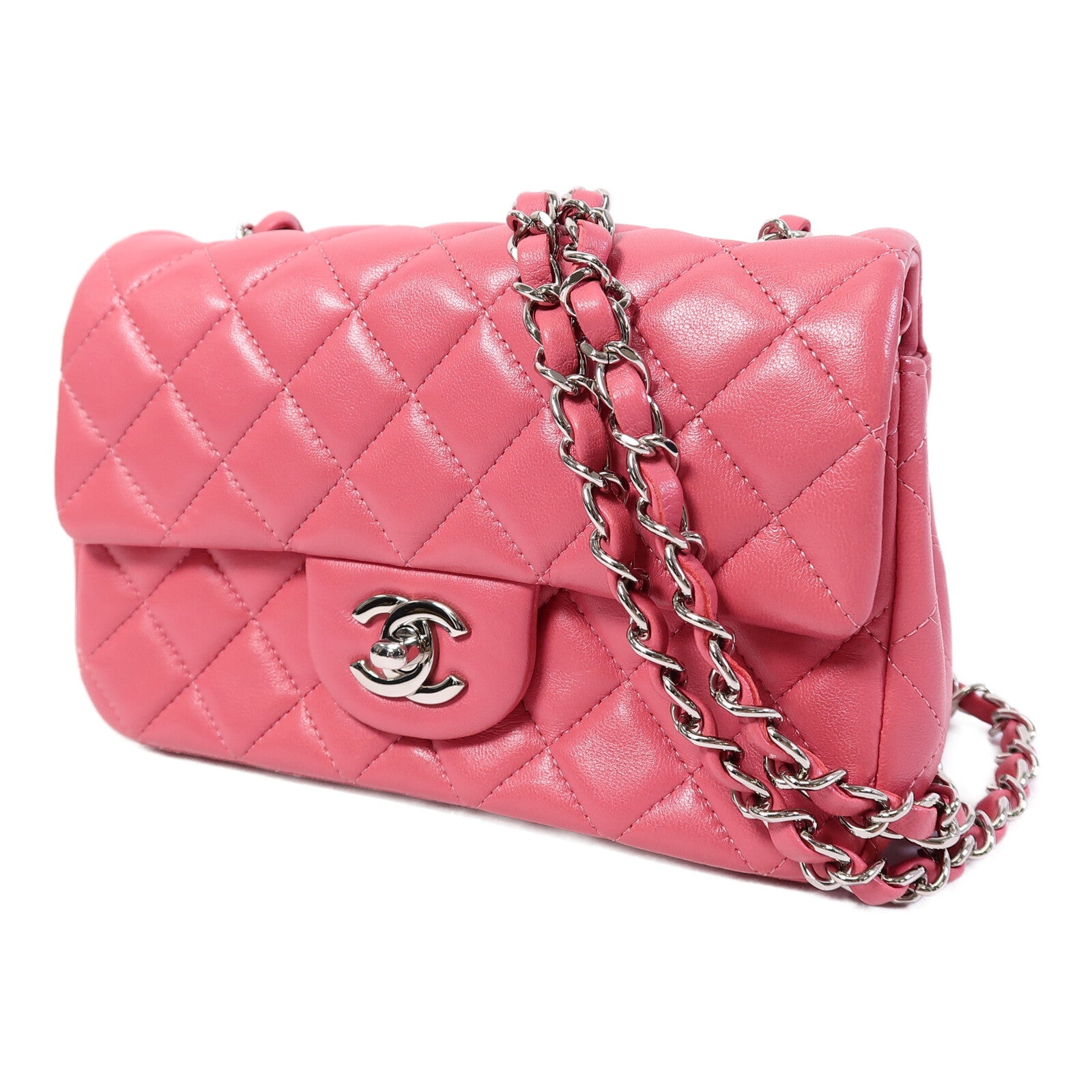 CHANEL 羊皮皮革Classic 20鏈帶肩背袋