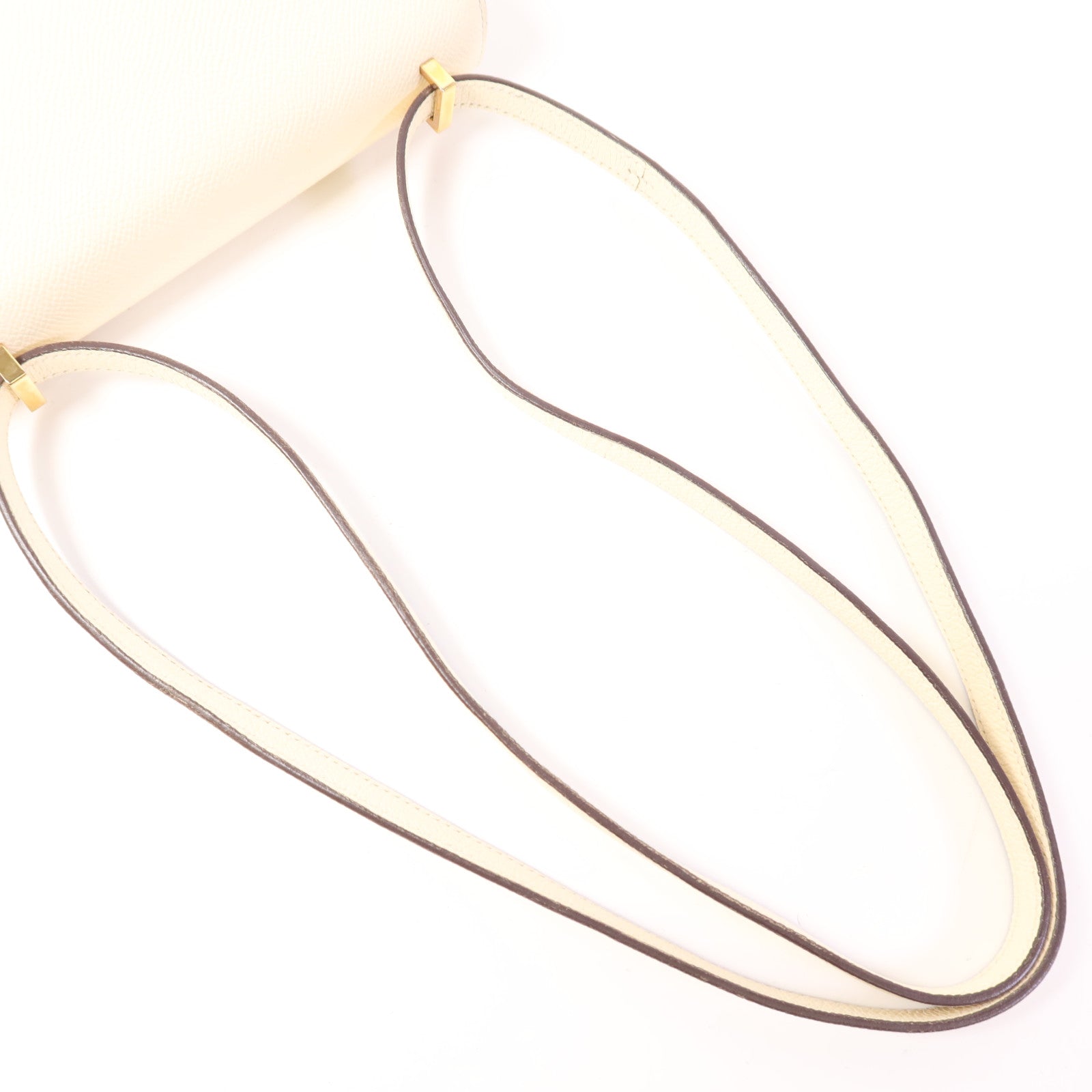 HERMES Epsom皮革Constance Mini金扣肩背袋Nata