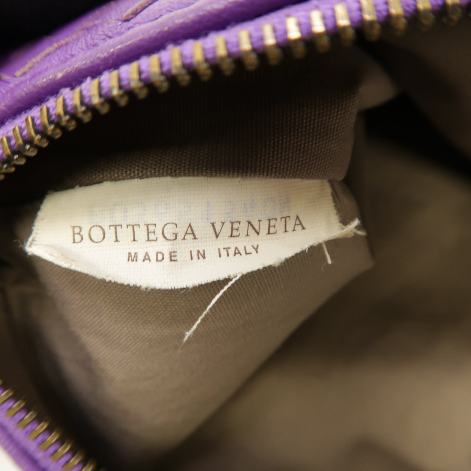 BOTTEGA VENETA 織紋皮革Clutch Bag金扣手拿包紫色