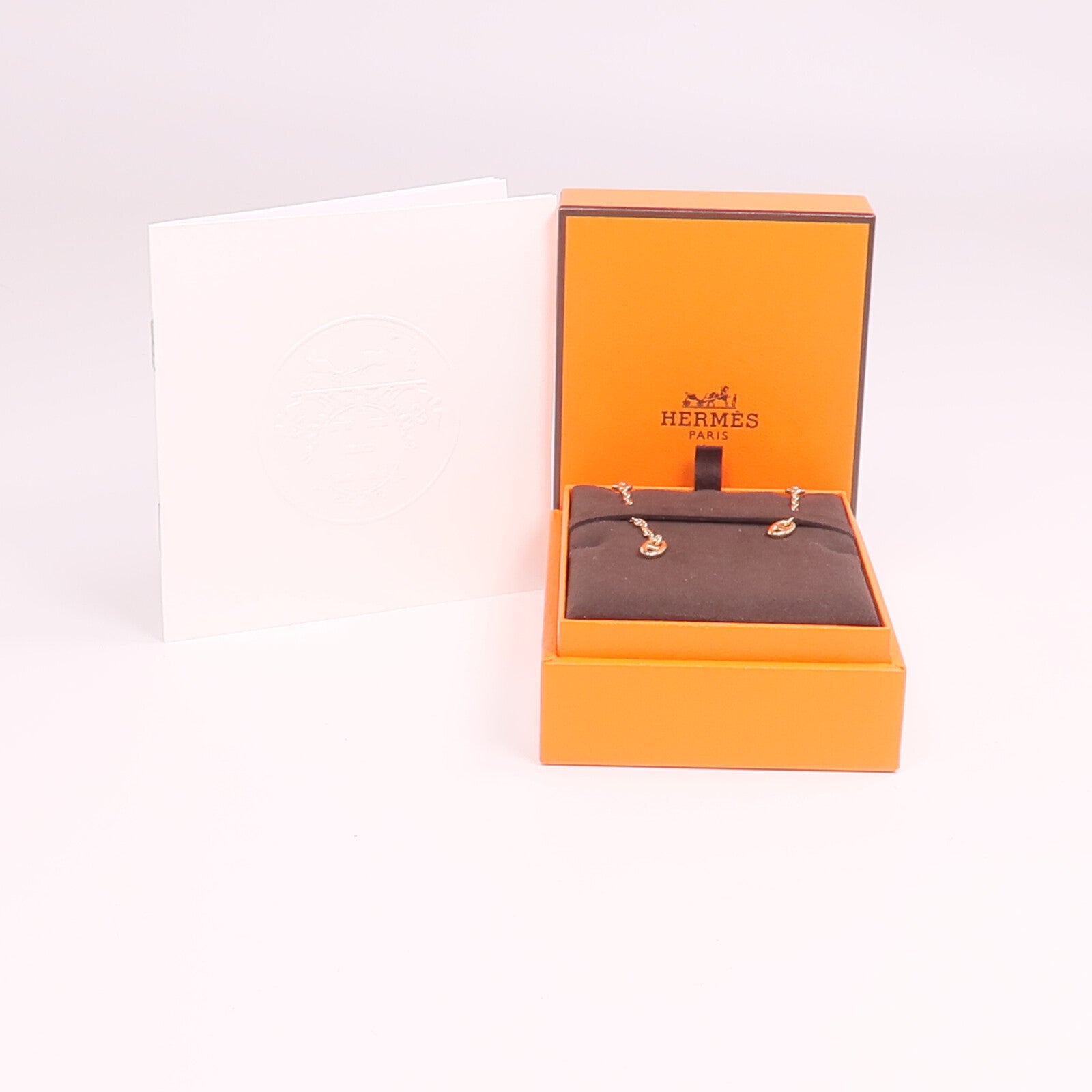 HERMES 18K玫瑰金Farandole Earrings鑽石耳環