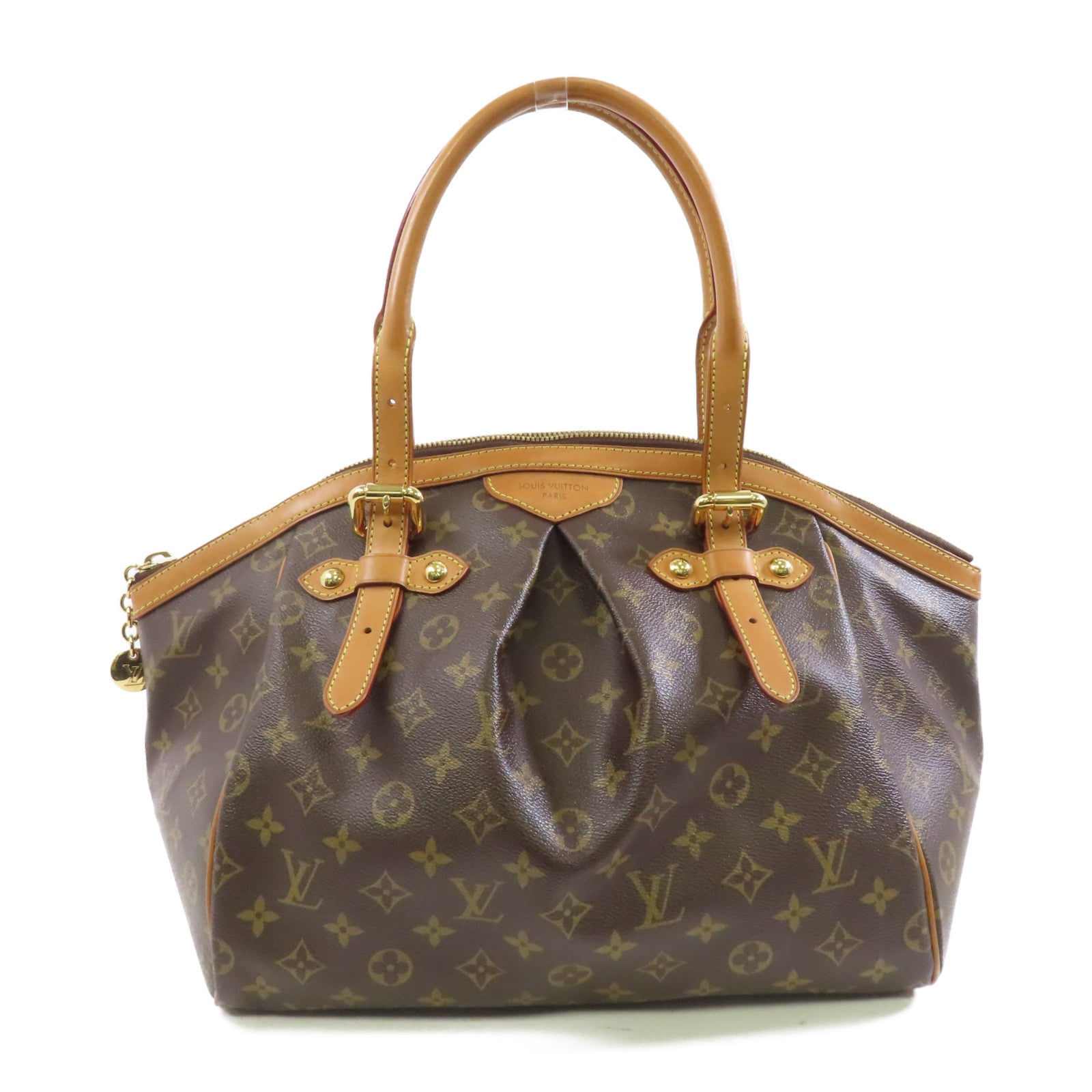LOUIS VUITTON Monogram Tivoli GM金扣手挽袋啡色
