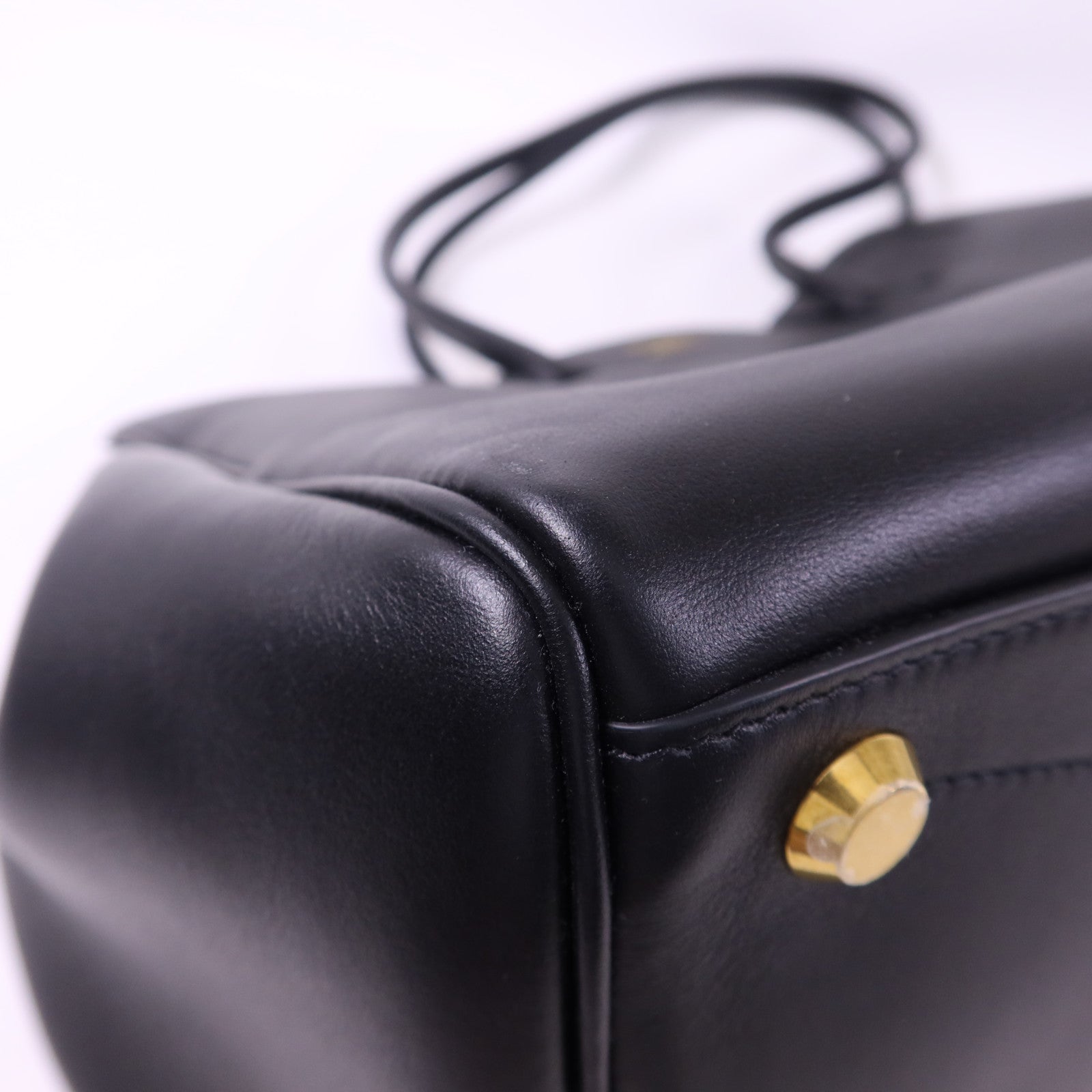 BALENCIAGA 牛皮皮革Bel Air金扣肩背袋