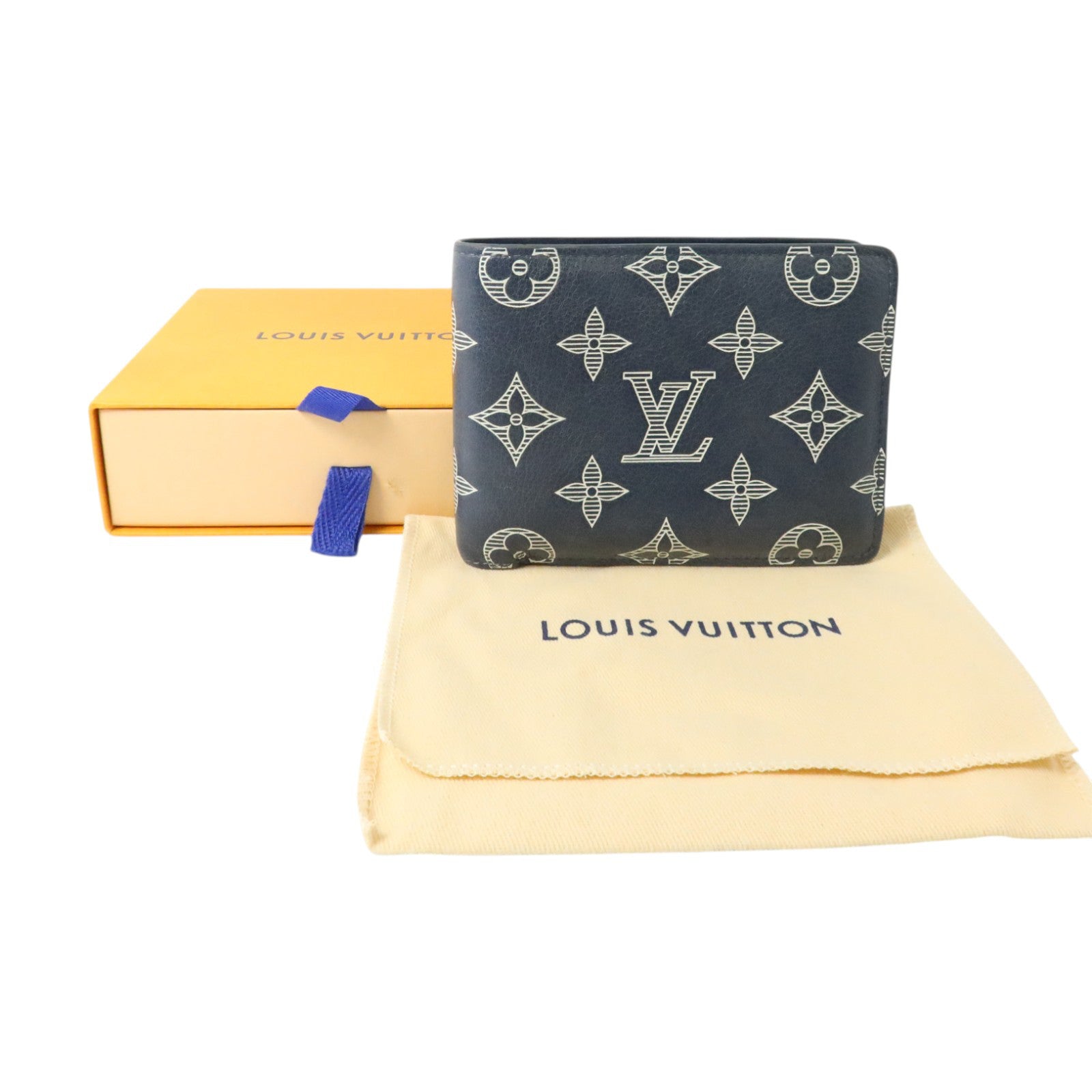 LOUIS VUITTON Monogram Shadow Multiple Wallet錢包