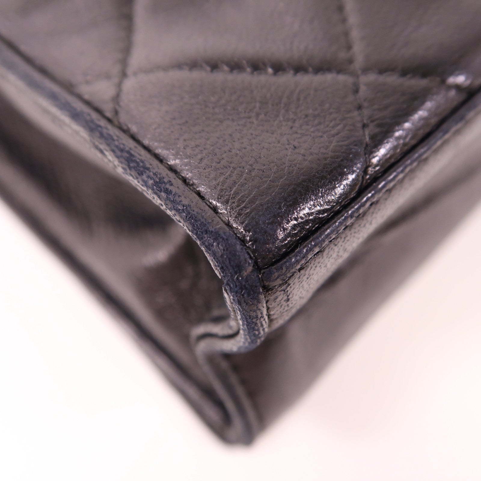 CHANEL 羊皮皮革Vintage Flap Bag金扣鏈帶肩背袋