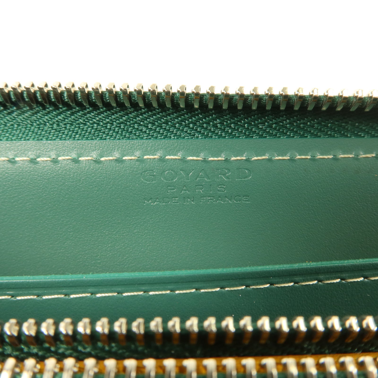 GOYARD 塗層帆布Matignon GM銀扣長錢包