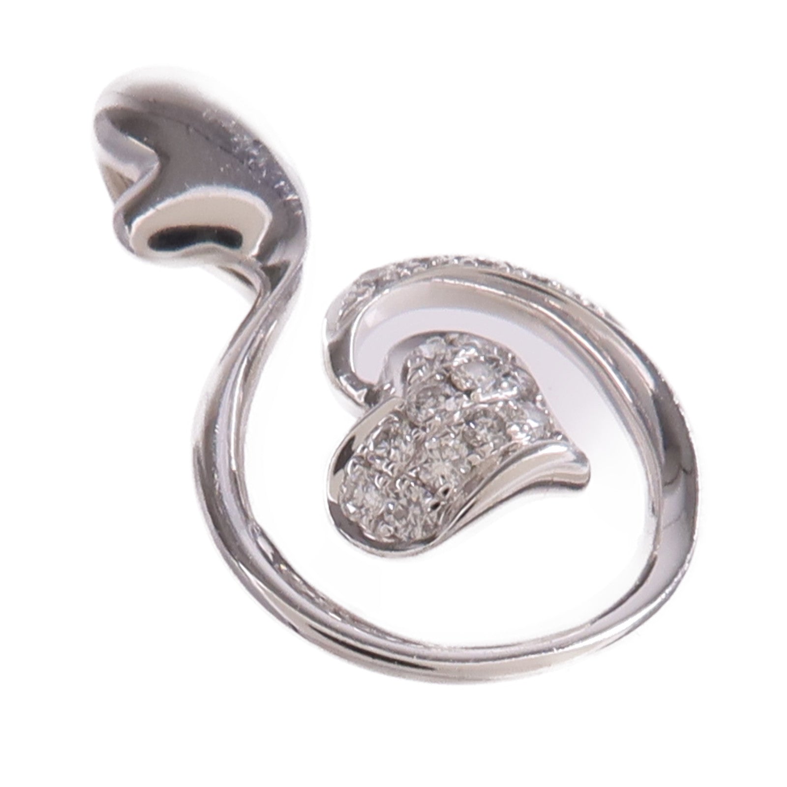 JEWELRY 18K白金Diamond Pendant Top鑽石吊墜